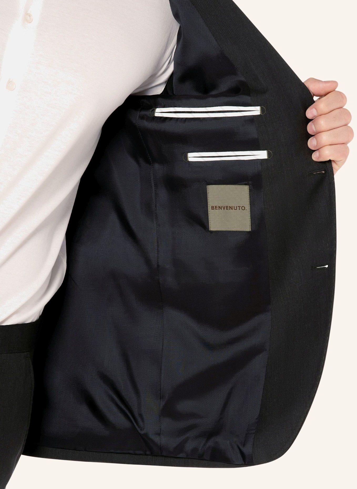 BENVENUTO Anzug ROMEO NERO: DUNKELGRAU