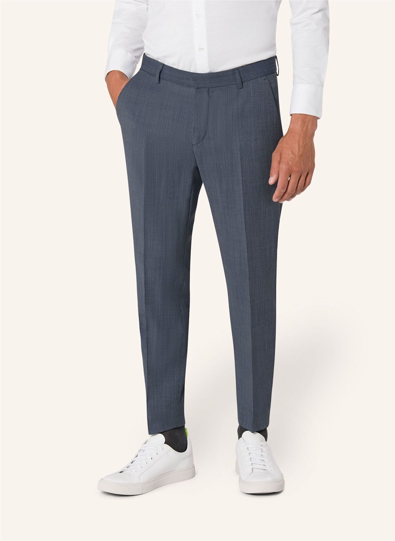 BENVENUTO Anzughose IAGO 360 SLIM FIT: BLAU