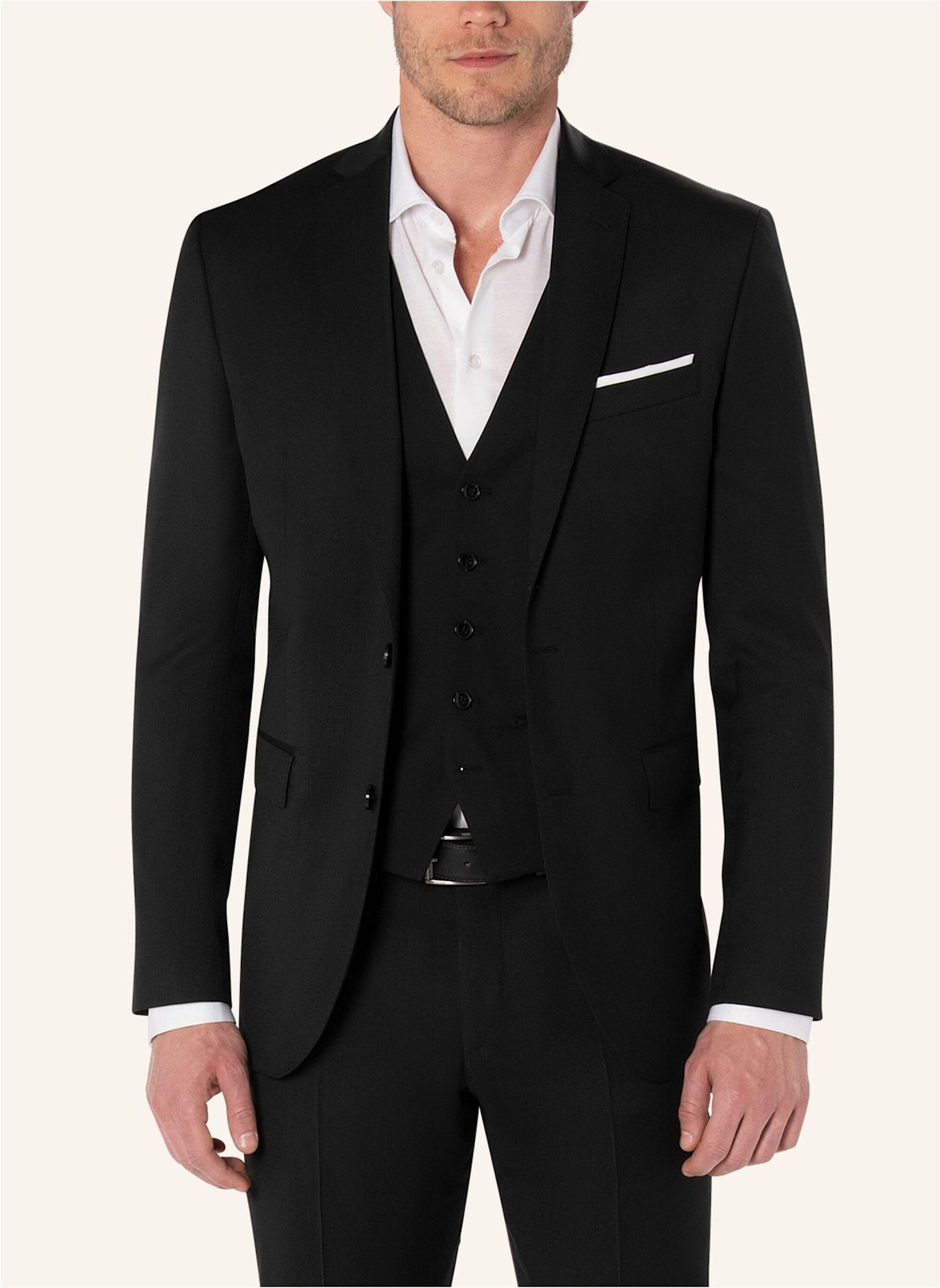 BENVENUTO Anzugsakko ROMEO SLIM FIT: SCHWARZ