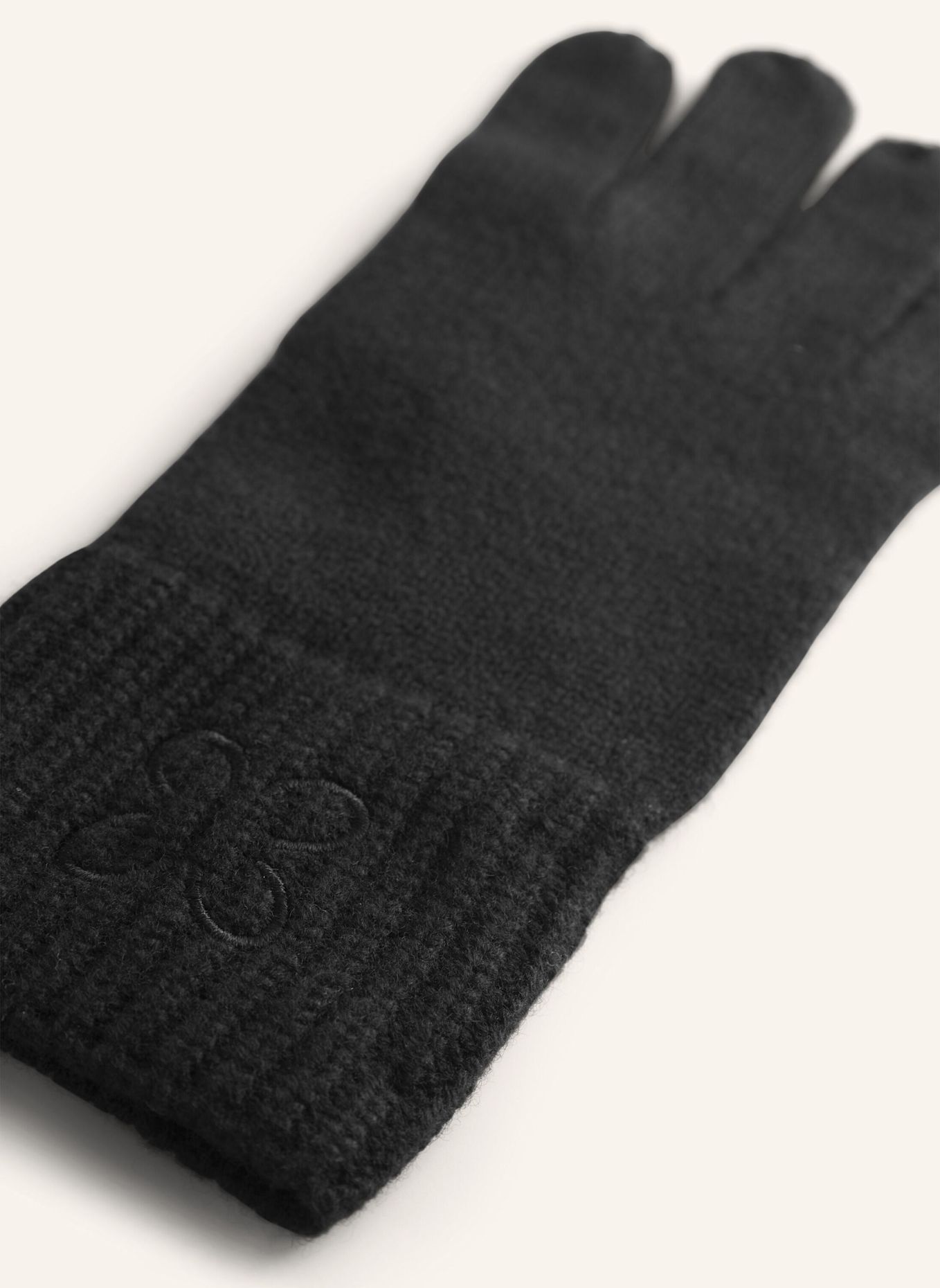 CODELLO Strickhandschuhe: SCHWARZ