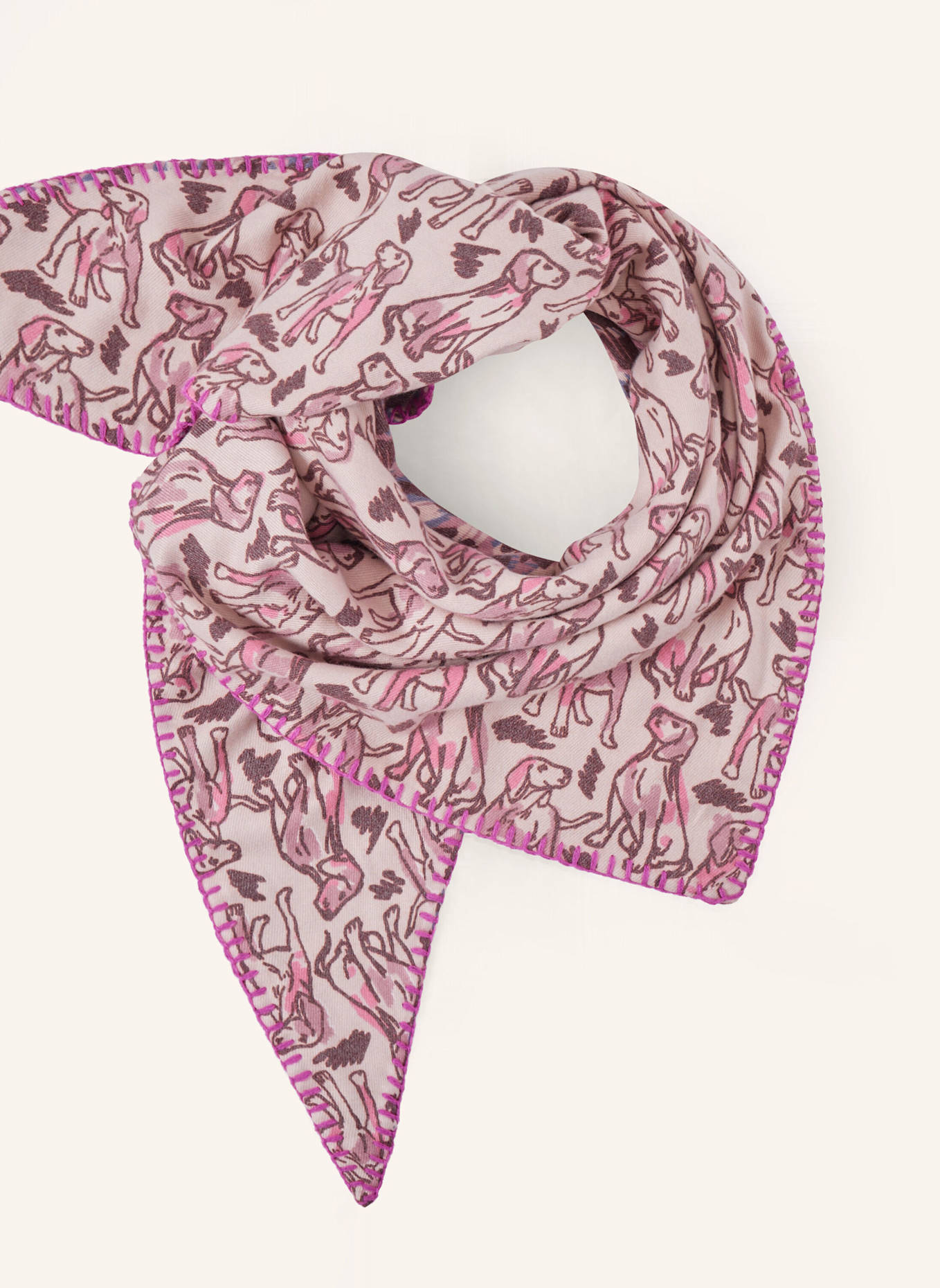 CODELLO Dreieckstuch: ROSA