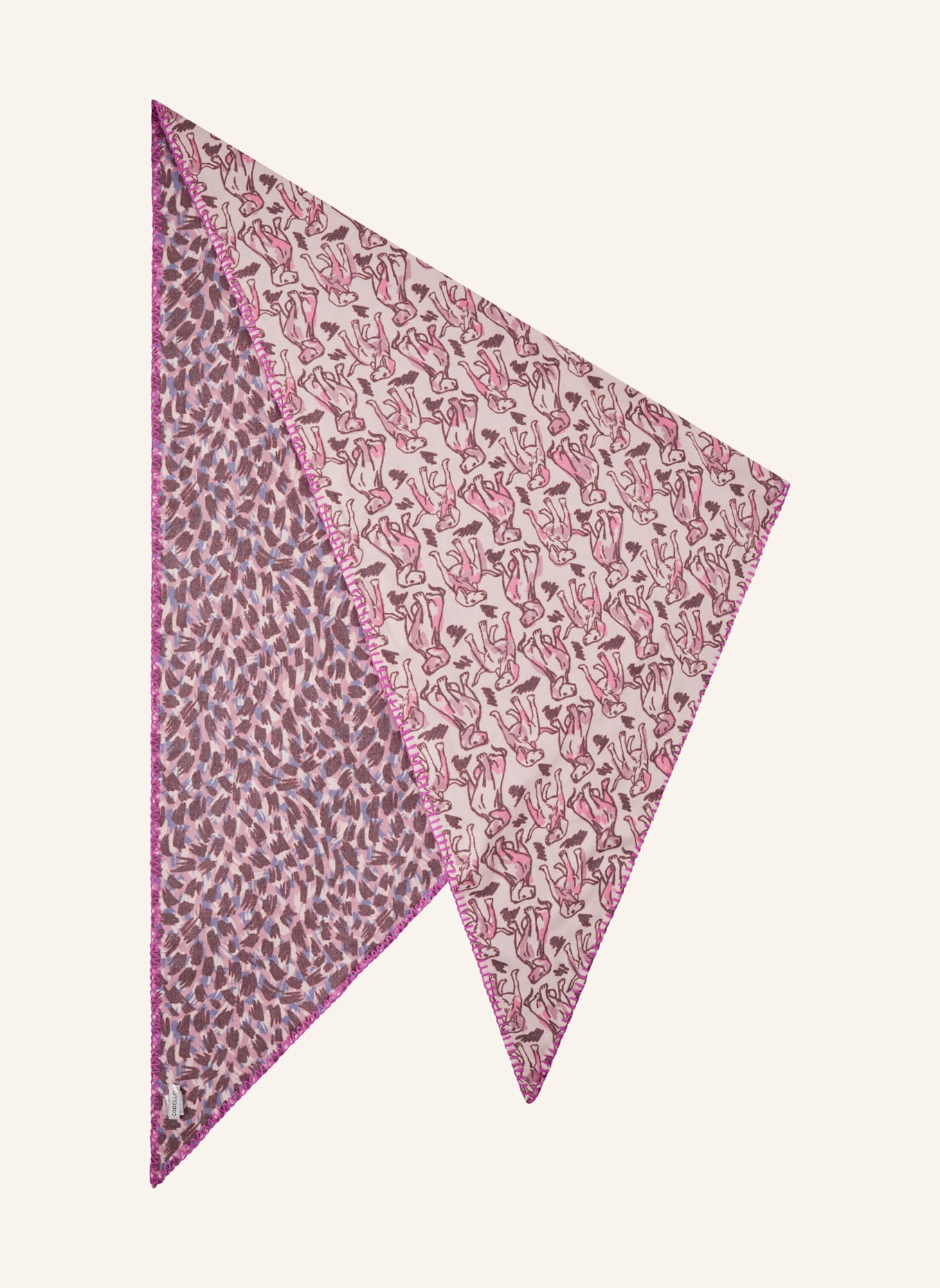 CODELLO Dreieckstuch: ROSA