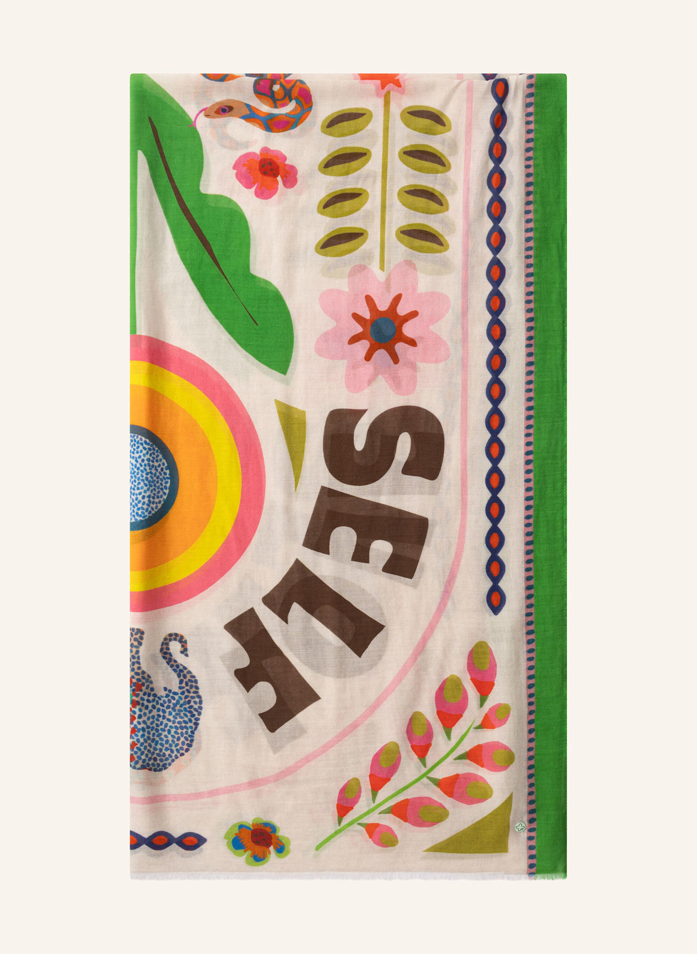 CODELLO Schal: GRÜN