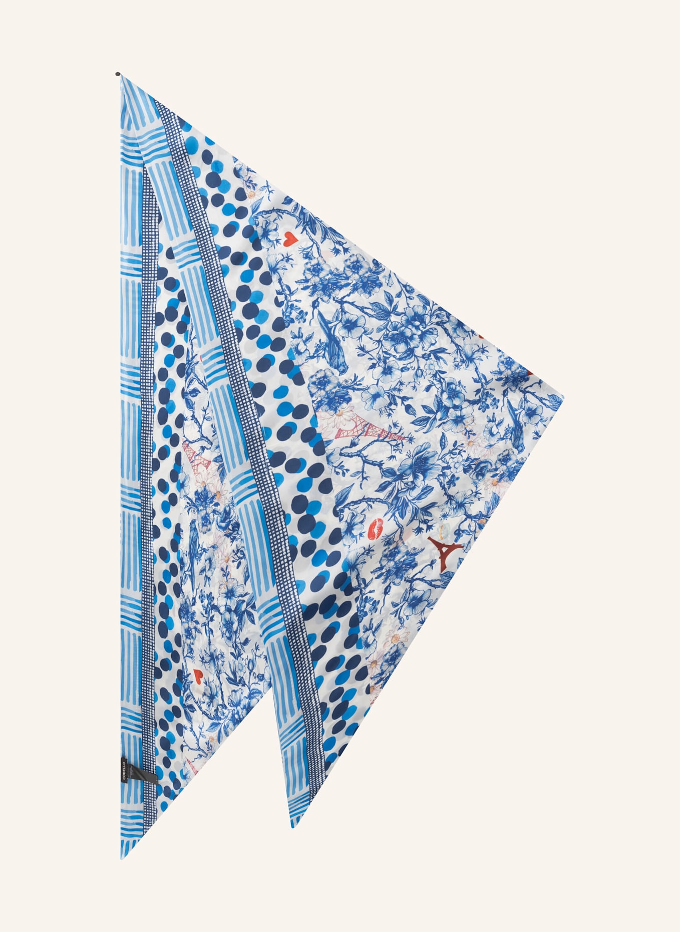 CODELLO Dreieckstuch: BLAU