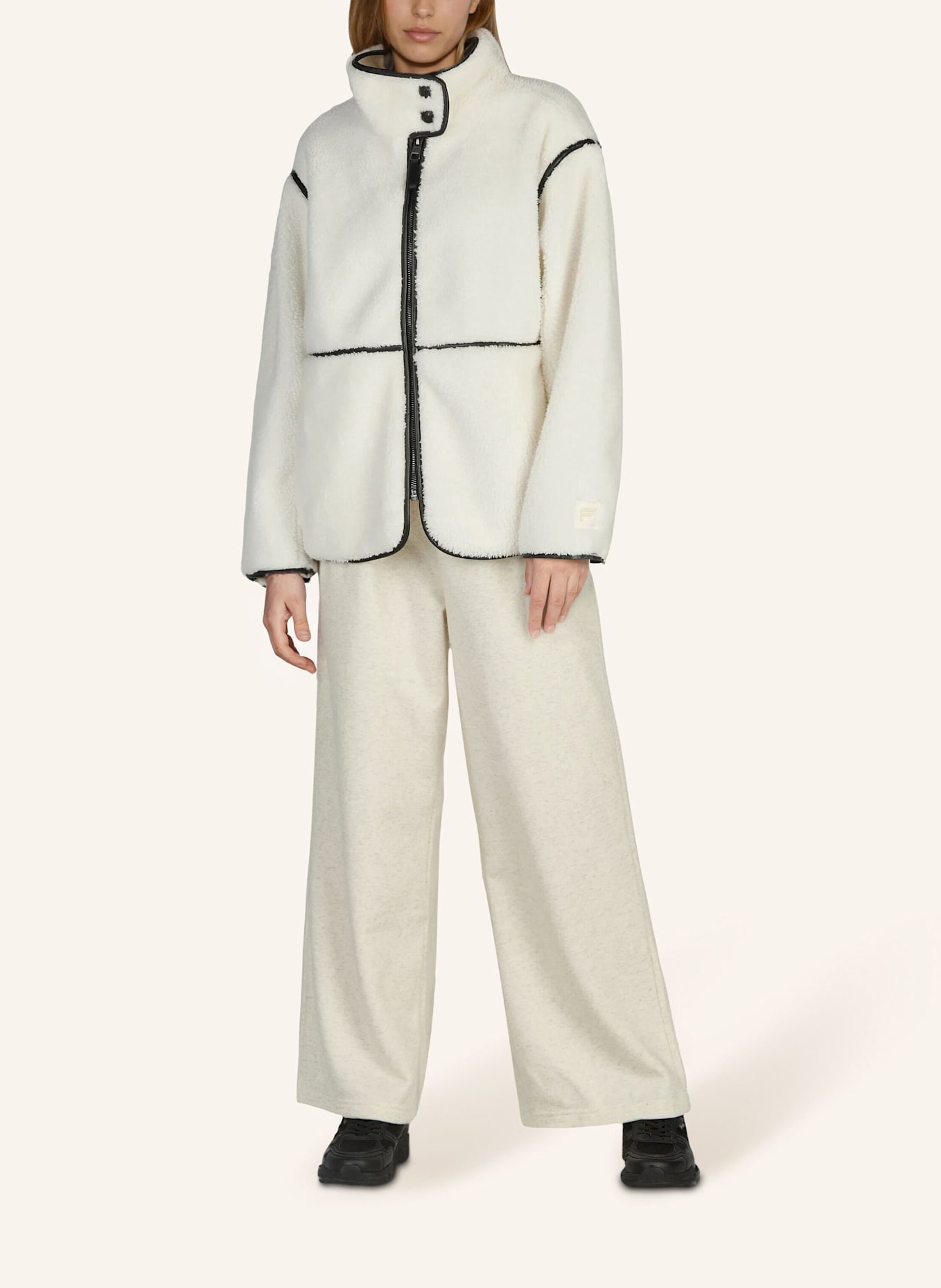 Fabletics Outdoor-Jacke TEDDY MID-LENGTH: BEIGE