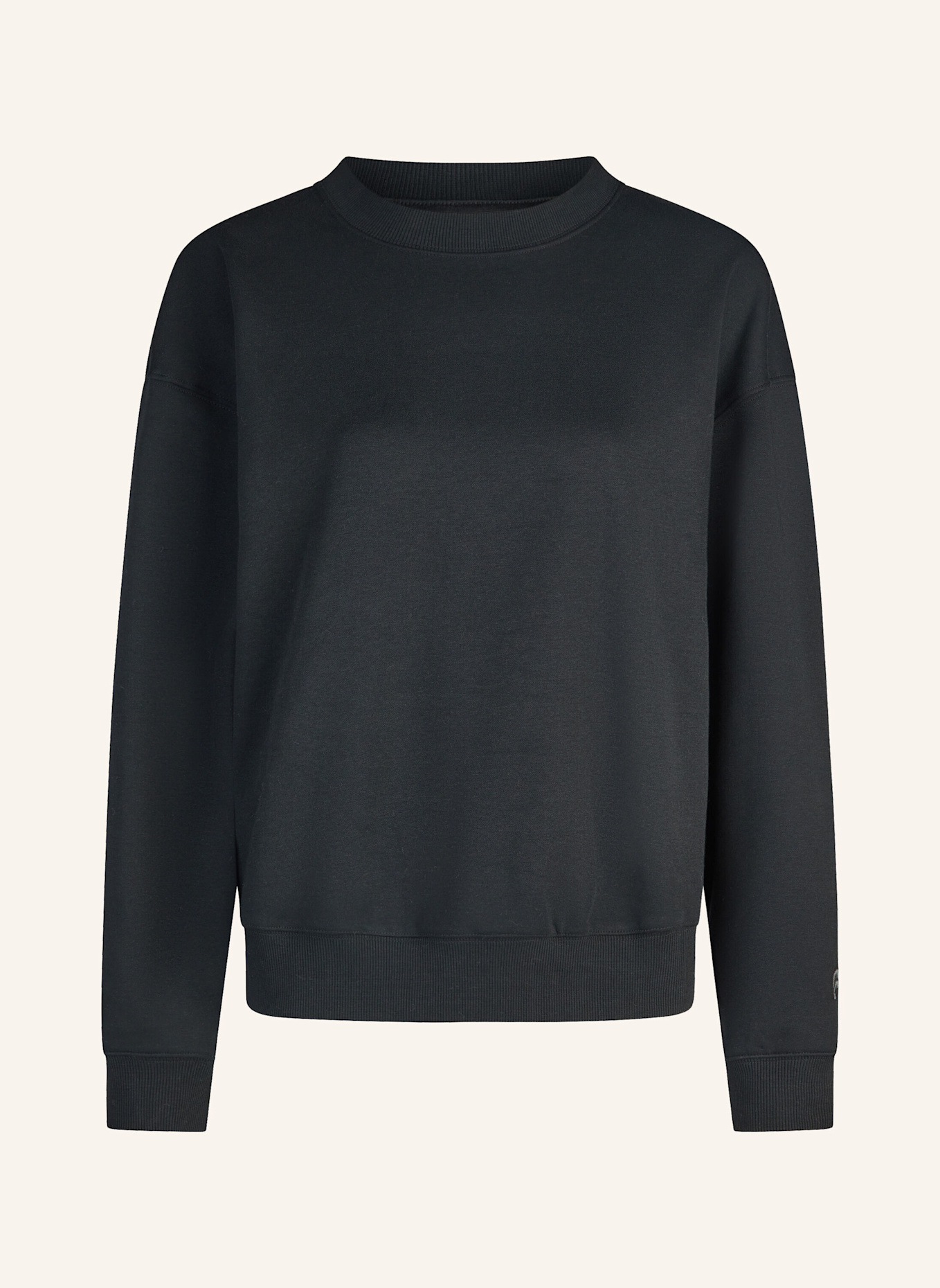 Fabletics Sweatshirt COZY FLEECE CREW NECK: SCHWARZ