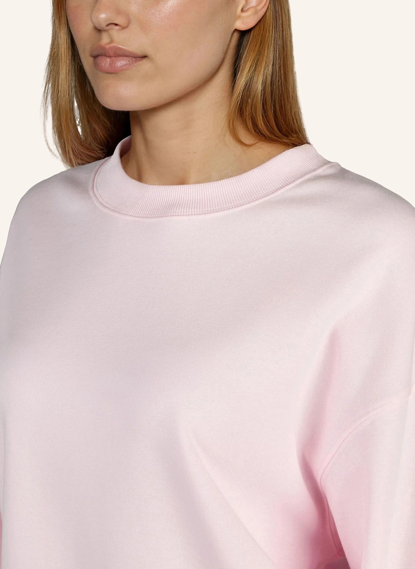 Fabletics Sweatshirt COZY FLEECE CREW NECK: PINK