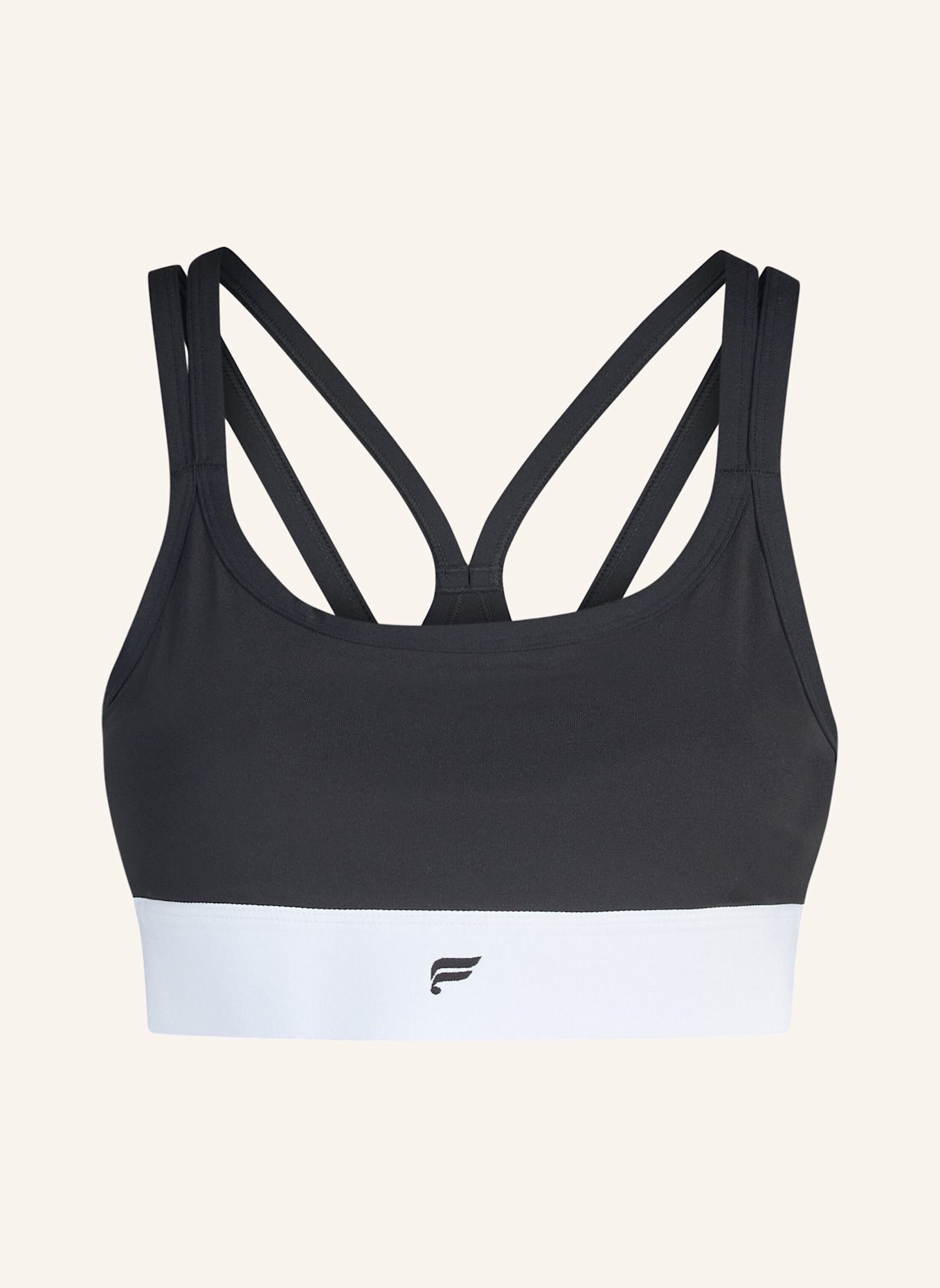 Fabletics Sport-BH PRINCIPAL LONGLINE MEDIUM IMPACT: SCHWARZ