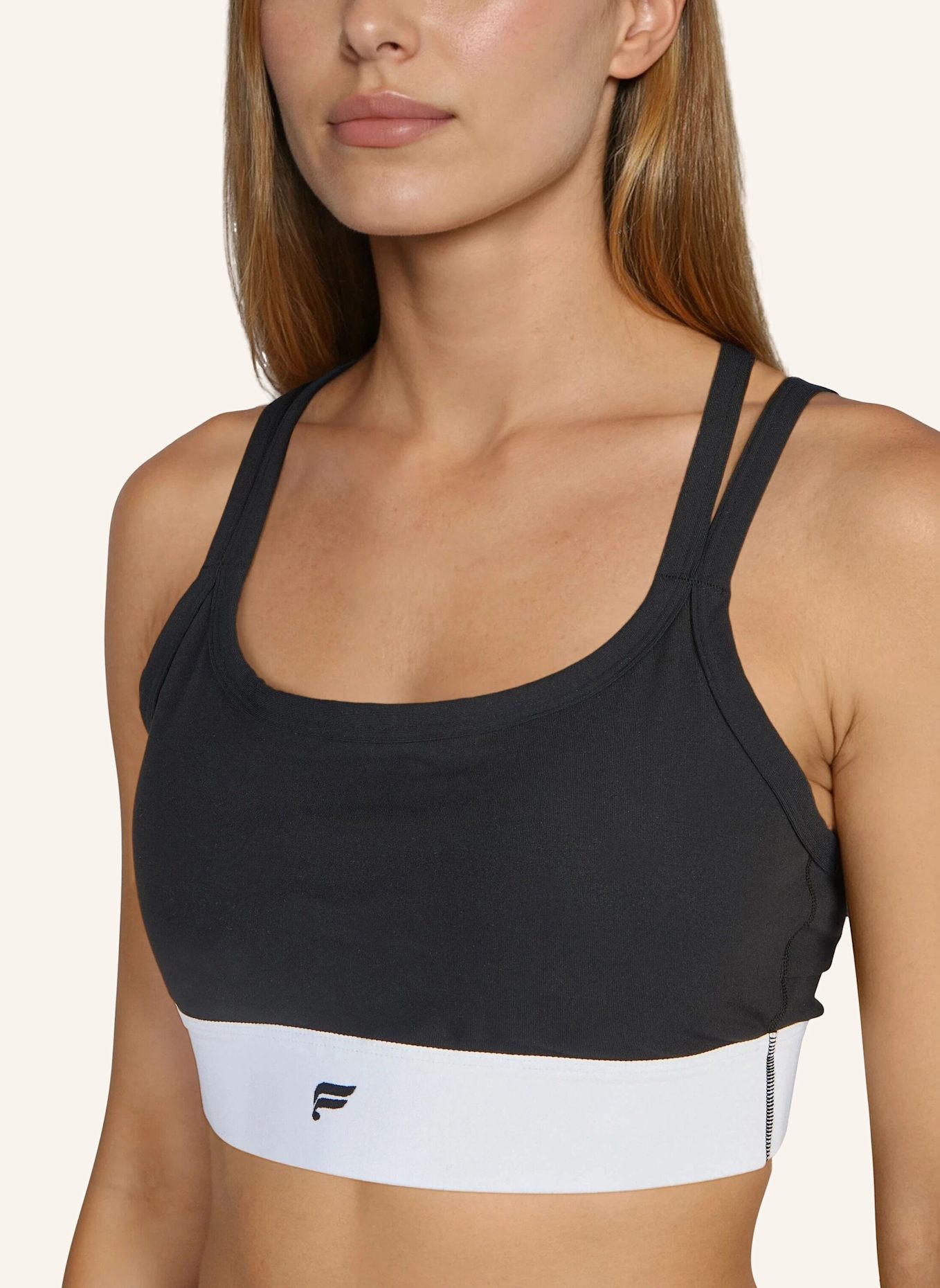 Fabletics Sport-BH PRINCIPAL LONGLINE MEDIUM IMPACT: SCHWARZ