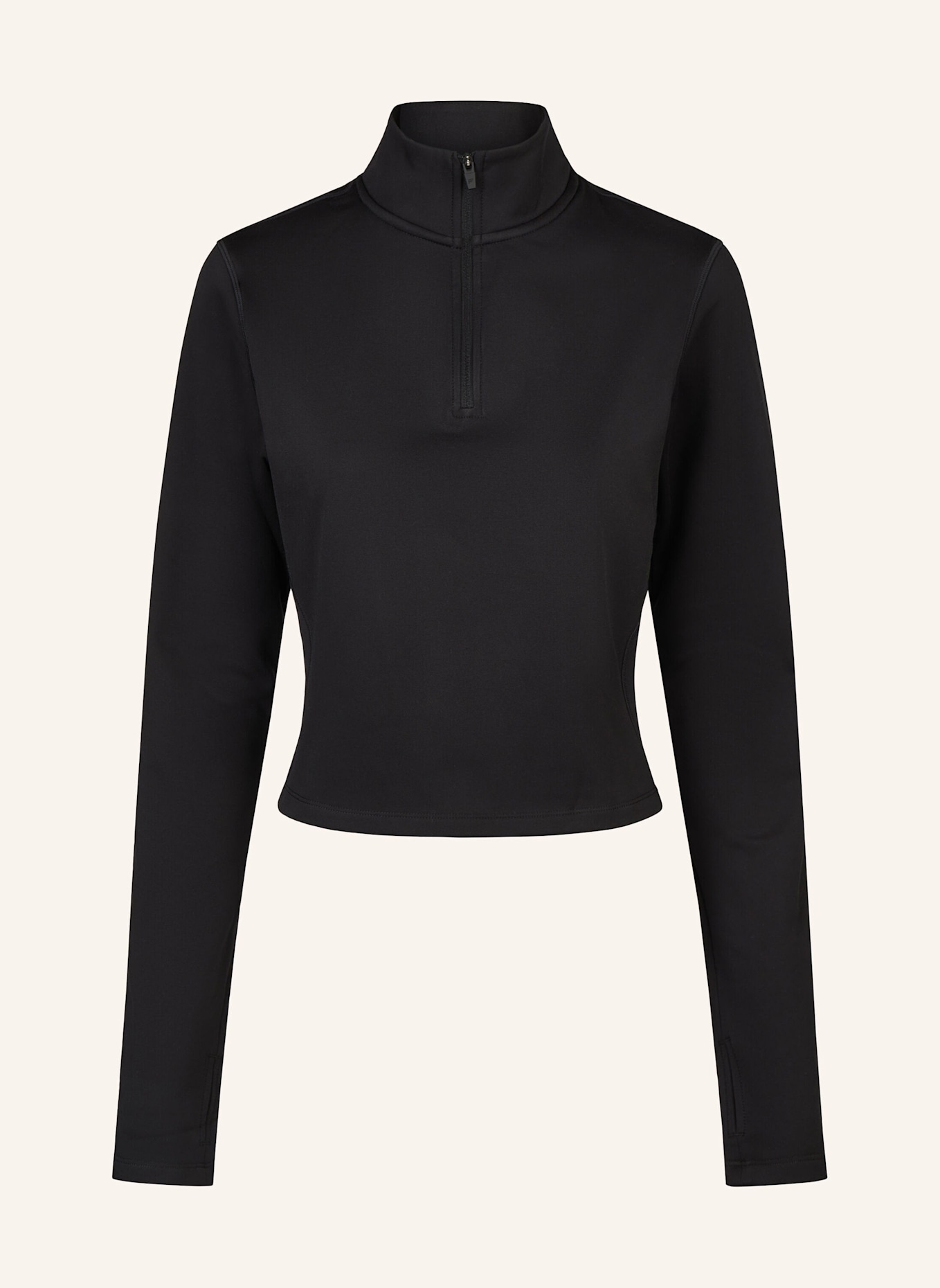 Fabletics Longsleeve COLD WEATHER HALF-ZIP: SCHWARZ