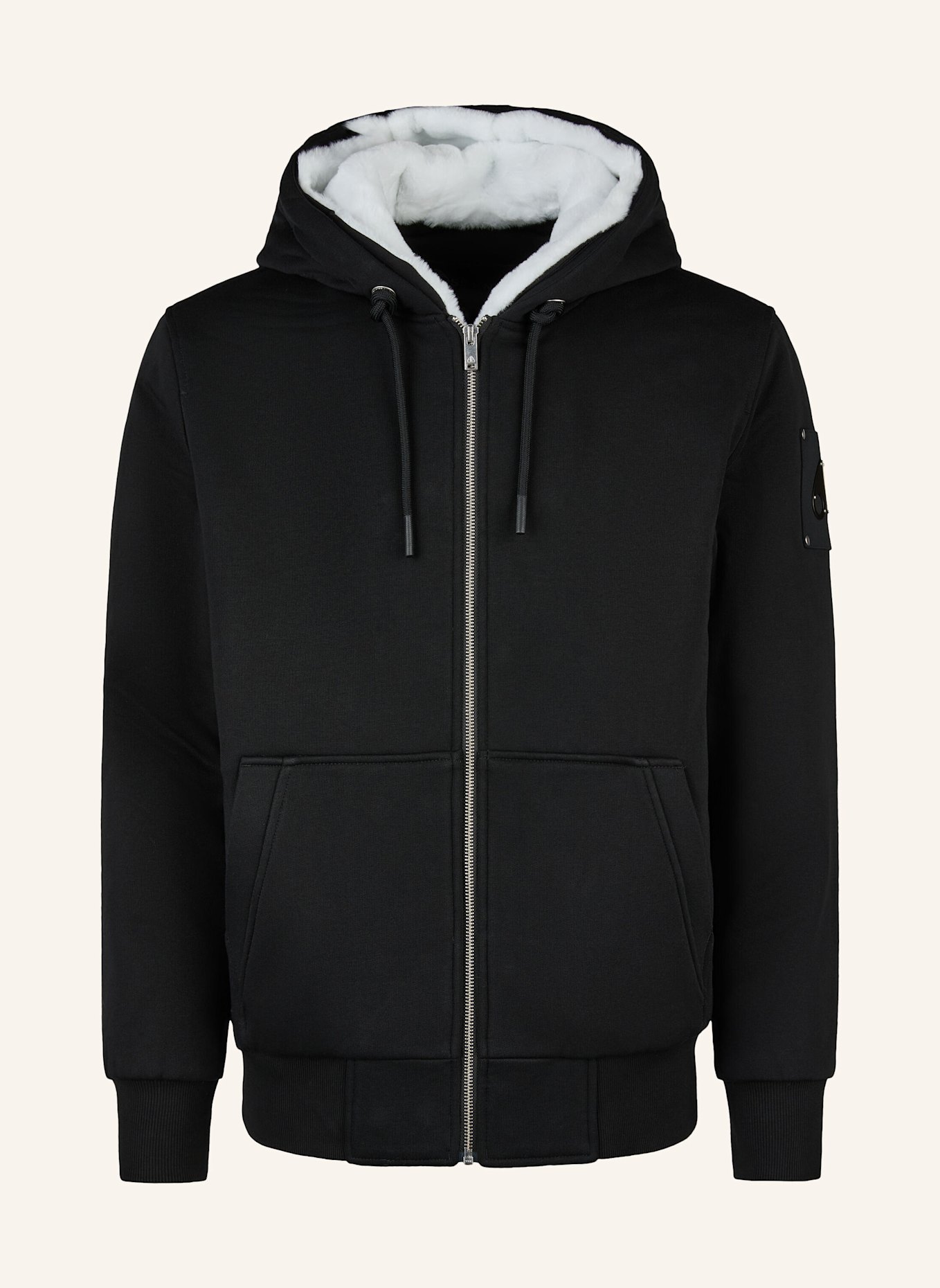 MOOSE KNUCKLES Sweatjacke BUNNY: SCHWARZ