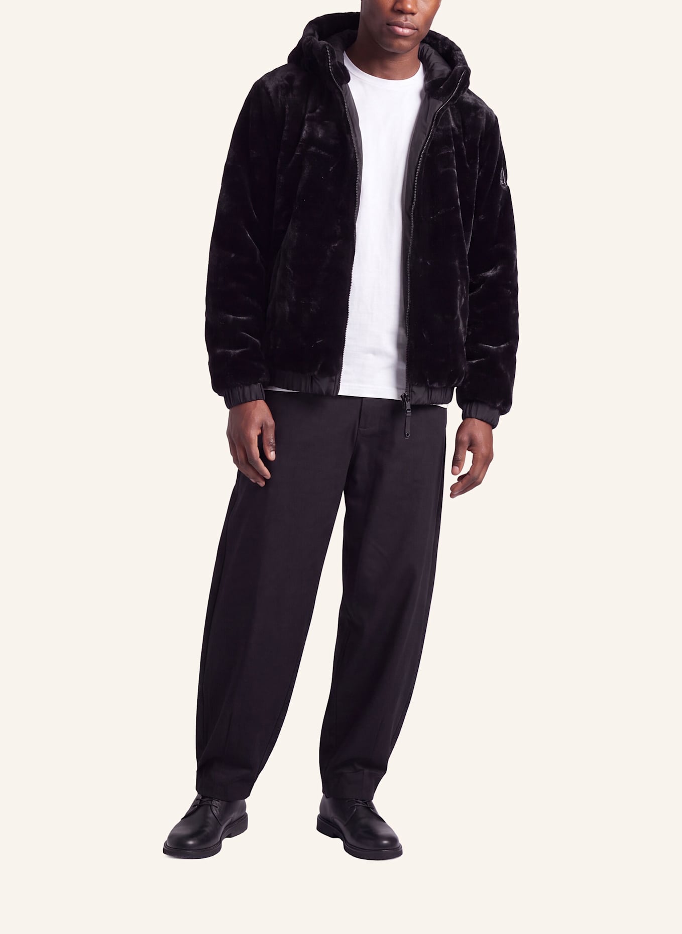 MOOSE KNUCKLES Sweatjacke BORDEN BUNNY: SCHWARZ
