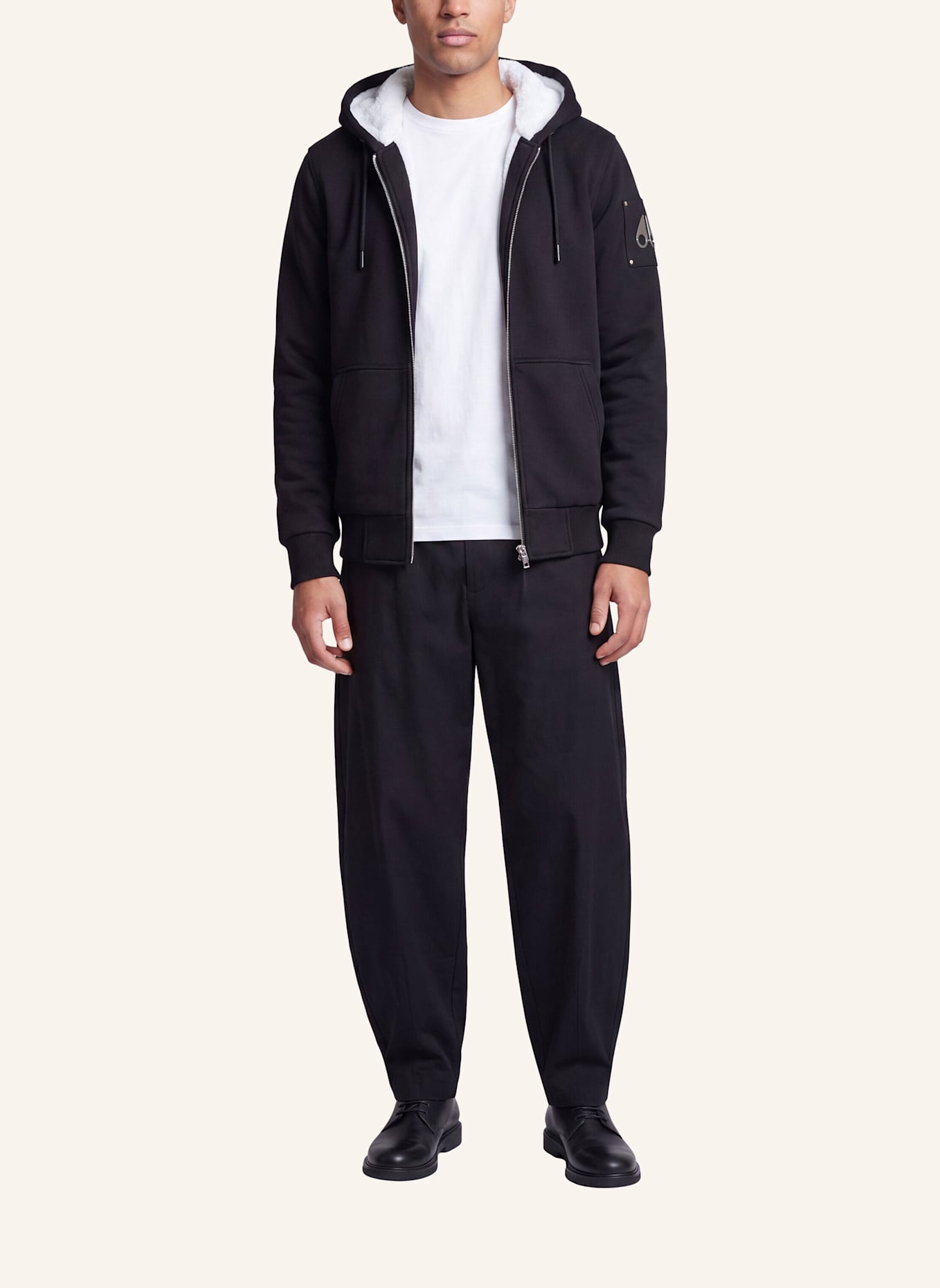 MOOSE KNUCKLES Sweatjacke BUNNY: SCHWARZ