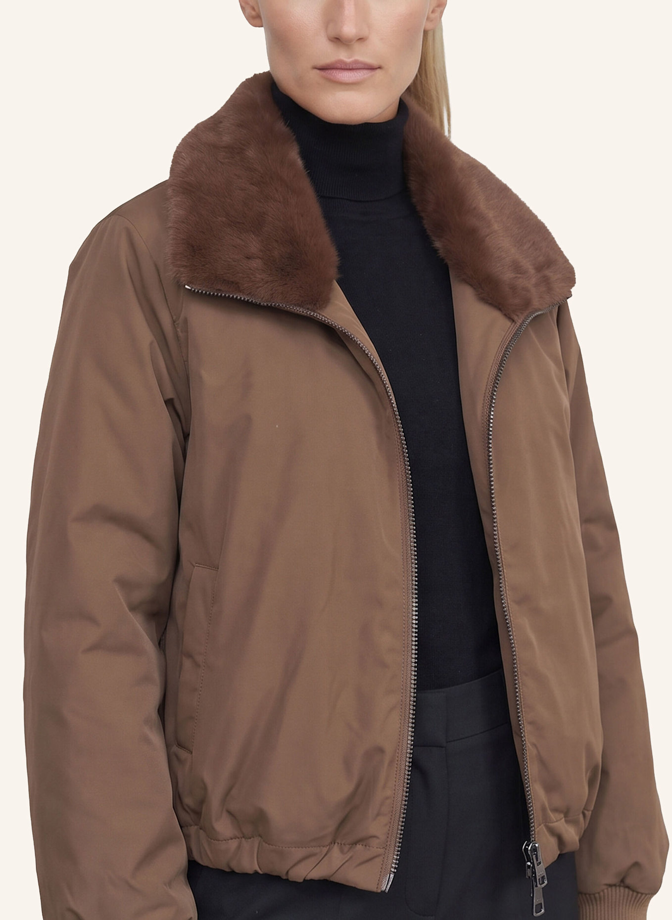 No.1 Como Jacke NOVARA: DUNKELGRAU