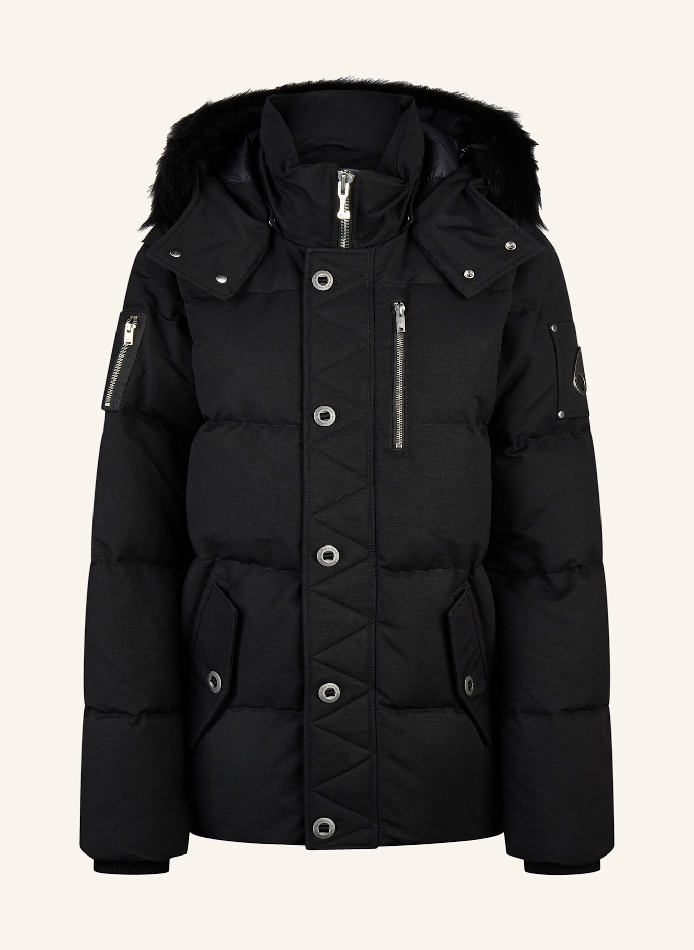 MOOSE KNUCKLES Daunenjacke ORIGINAL 3Q: SCHWARZ