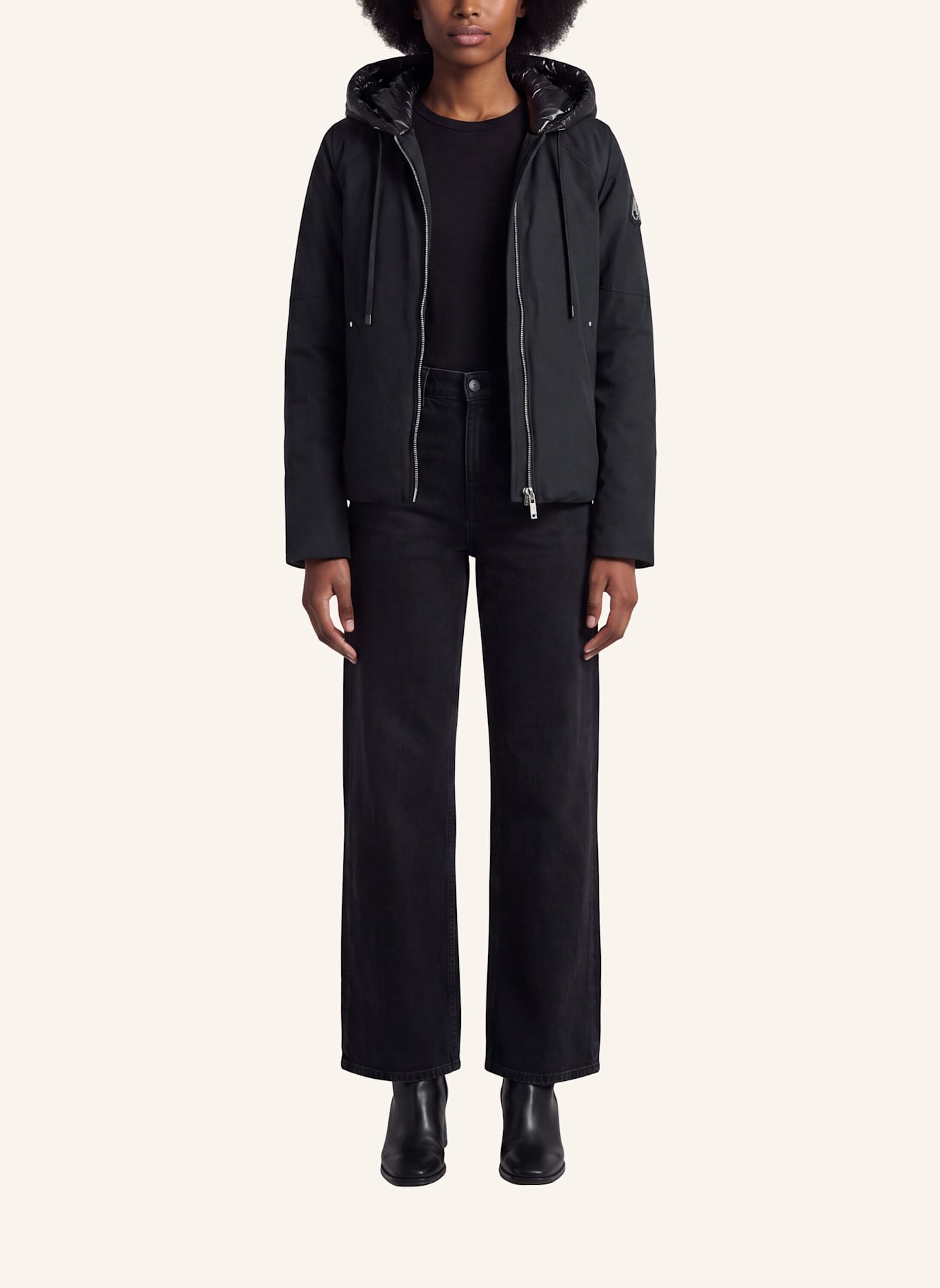 MOOSE KNUCKLES Daunenjacke TEGAN: SCHWARZ