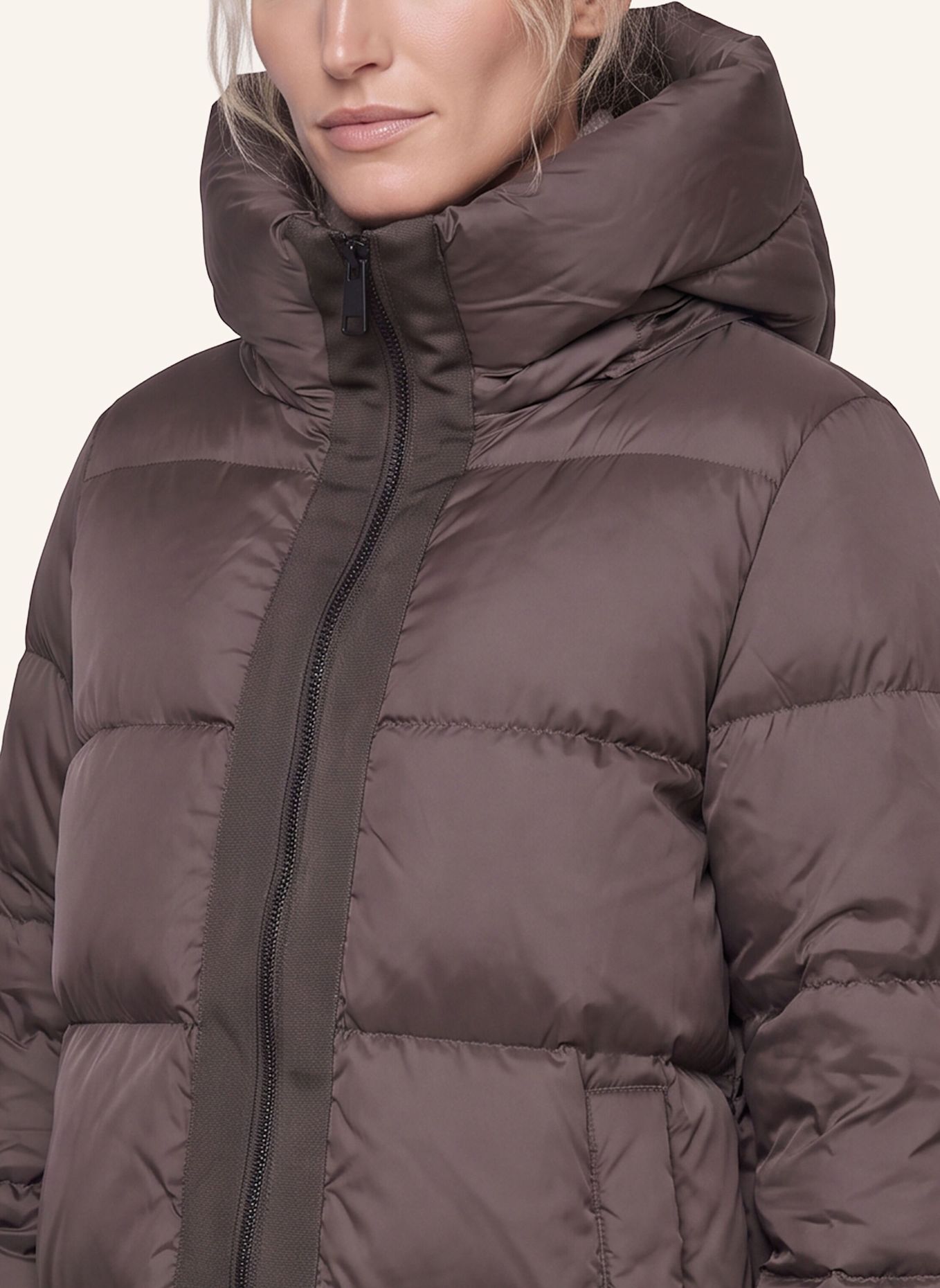 BLONDE No.8 Daunenjacke LE MANS: TAUPE