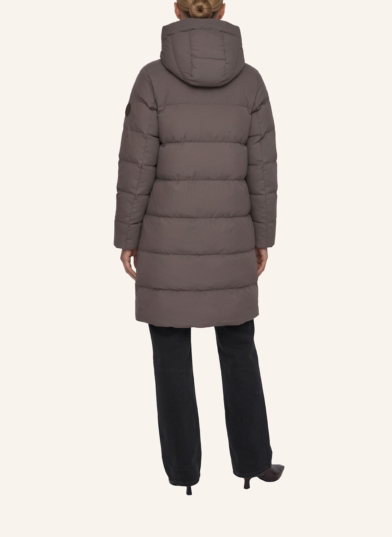 No.1 Como Steppmantel LUZIE: TAUPE