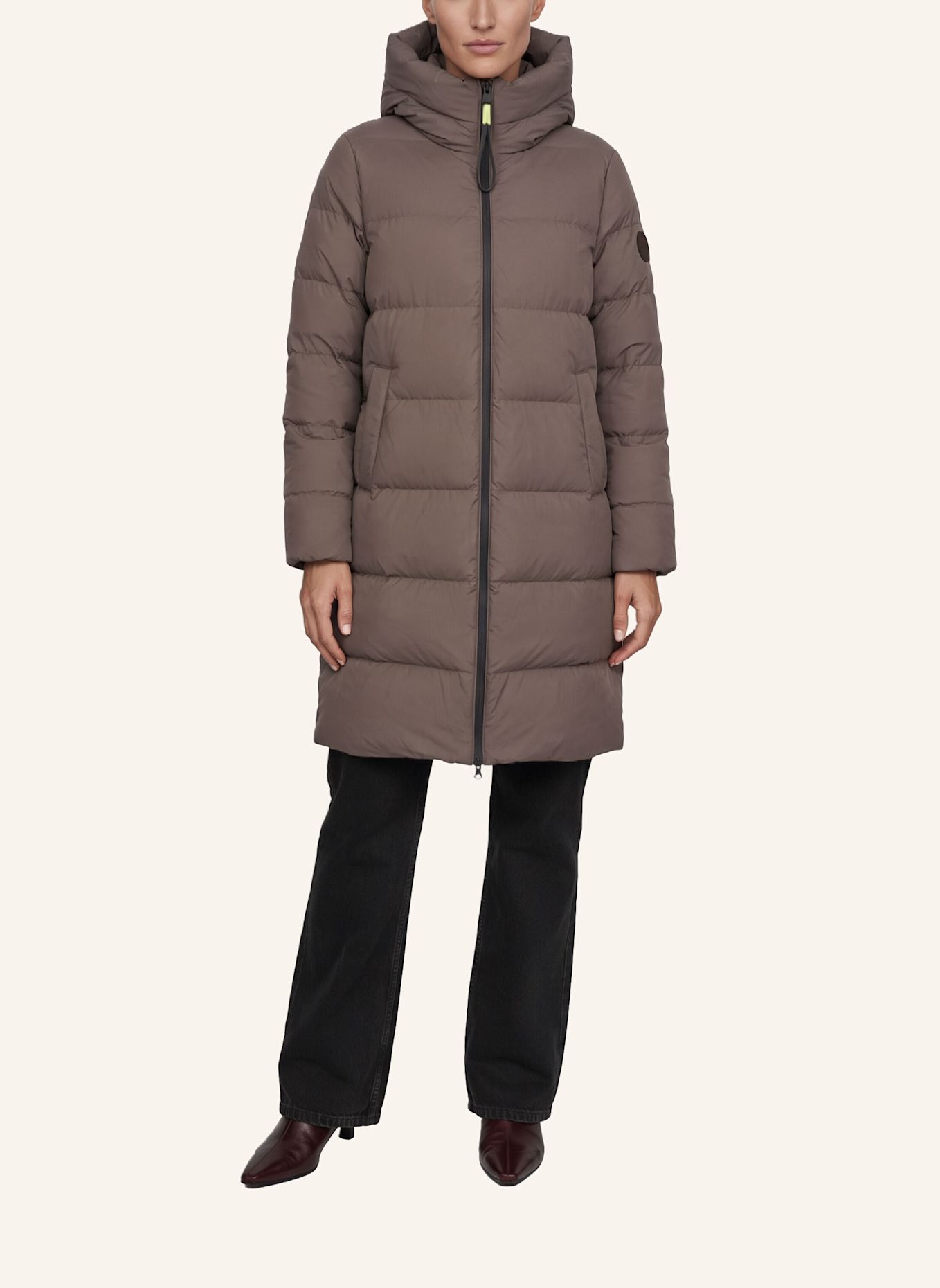 No.1 Como Steppmantel LUZIE: TAUPE