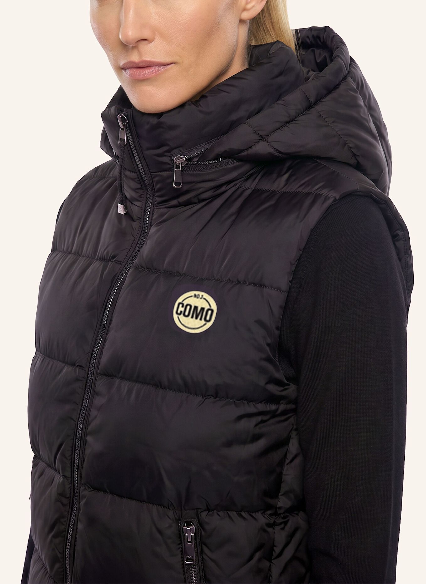 No.1 Como Weste AREZO: SCHWARZ