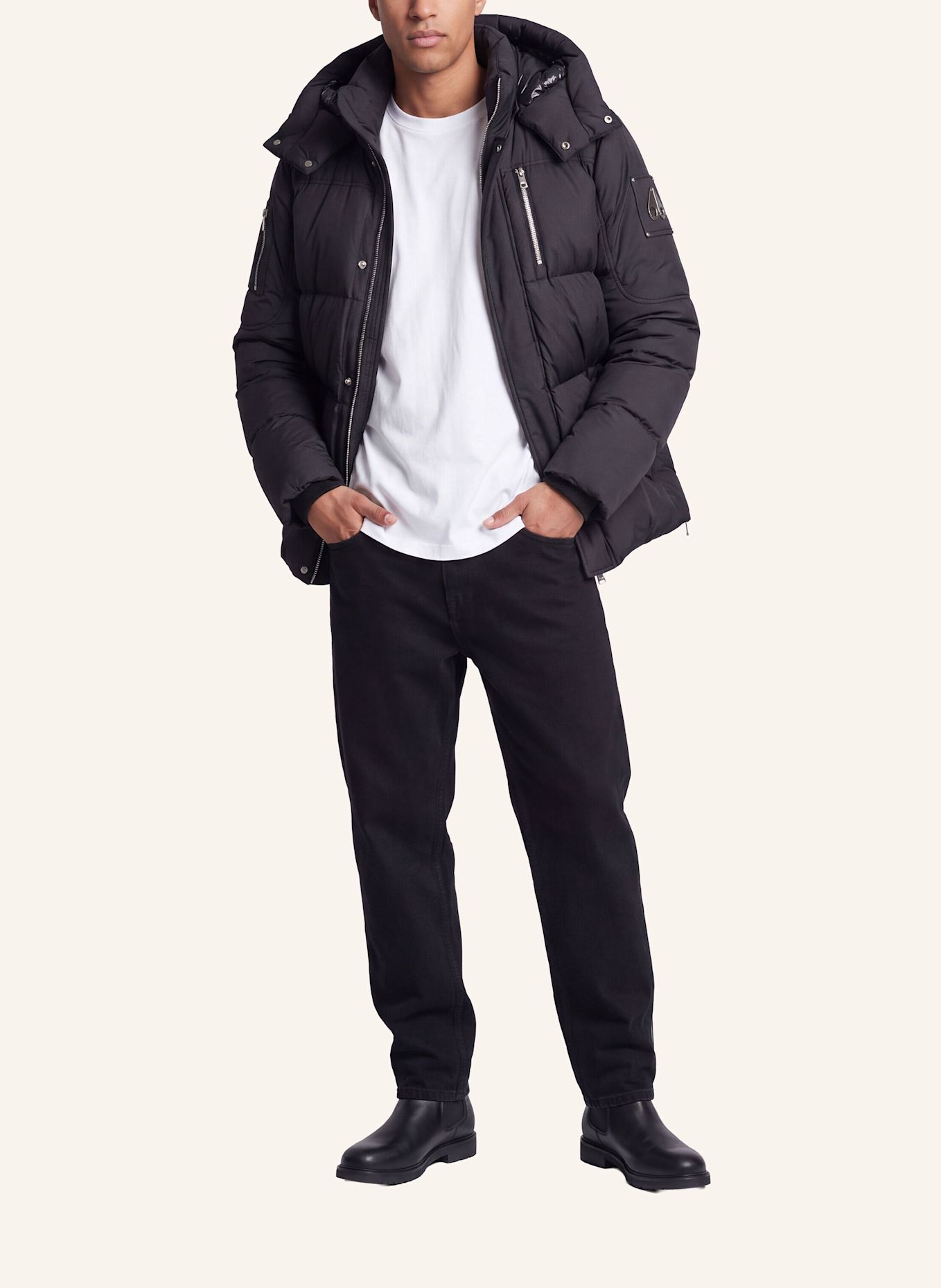 MOOSE KNUCKLES Daunenjacke EVEREST 3Q: SCHWARZ