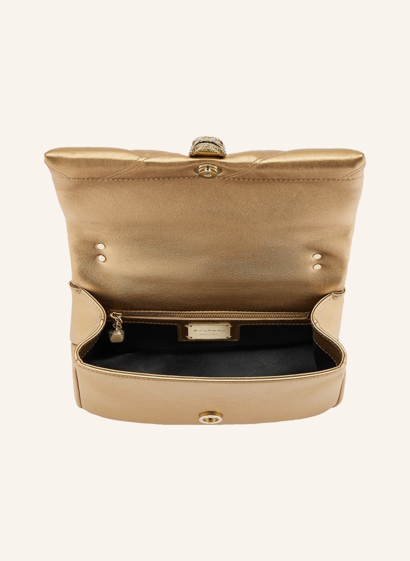 BVLGARI Handtasche SERPENTI CABOCHON, Farbe: GOLD (Bild 4)