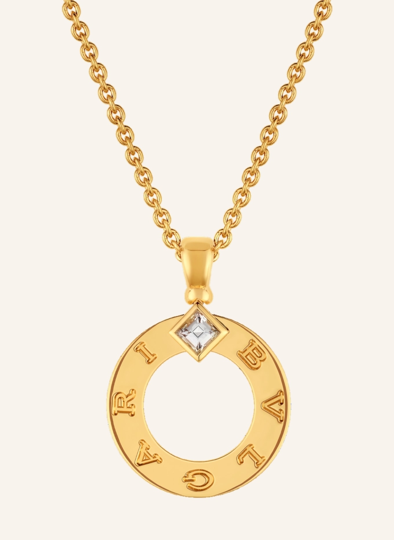 BVLGARI Halskette BVLGARI BVLGARI aus 18 Karat Gelbgold mit einem Diamanten, Farbe: GOLD (Bild 1)