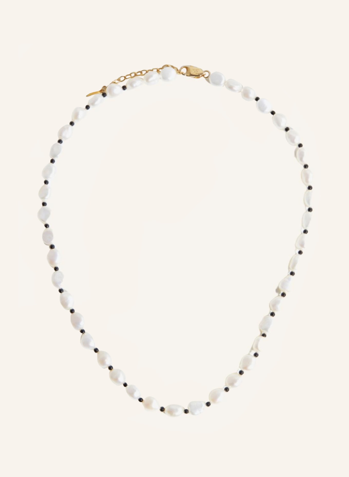 MISSOMA Kette PEARL & BLACK ONYX SHORT NECKLACE by GLAMBOU, Farbe: GOLD (Bild 1)
