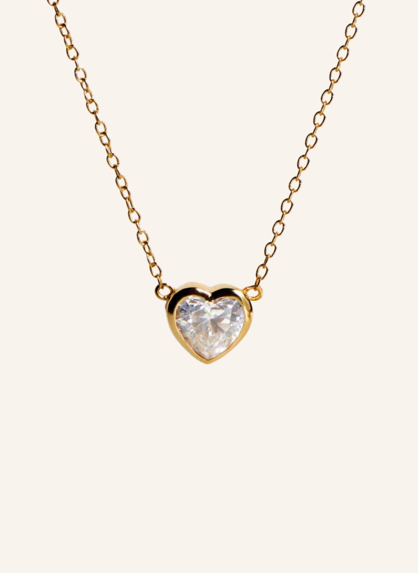 GLAMBOU X GLAMPARTY Kette HEARTI NECKLACE by GLAMBOU, Farbe: GOLD (Bild 1)