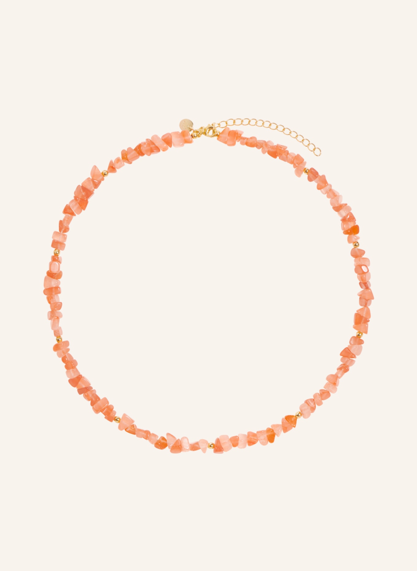 Pompidou Kette SUMMER CORAL by GLAMBOU, Farbe: GOLD (Bild 1)