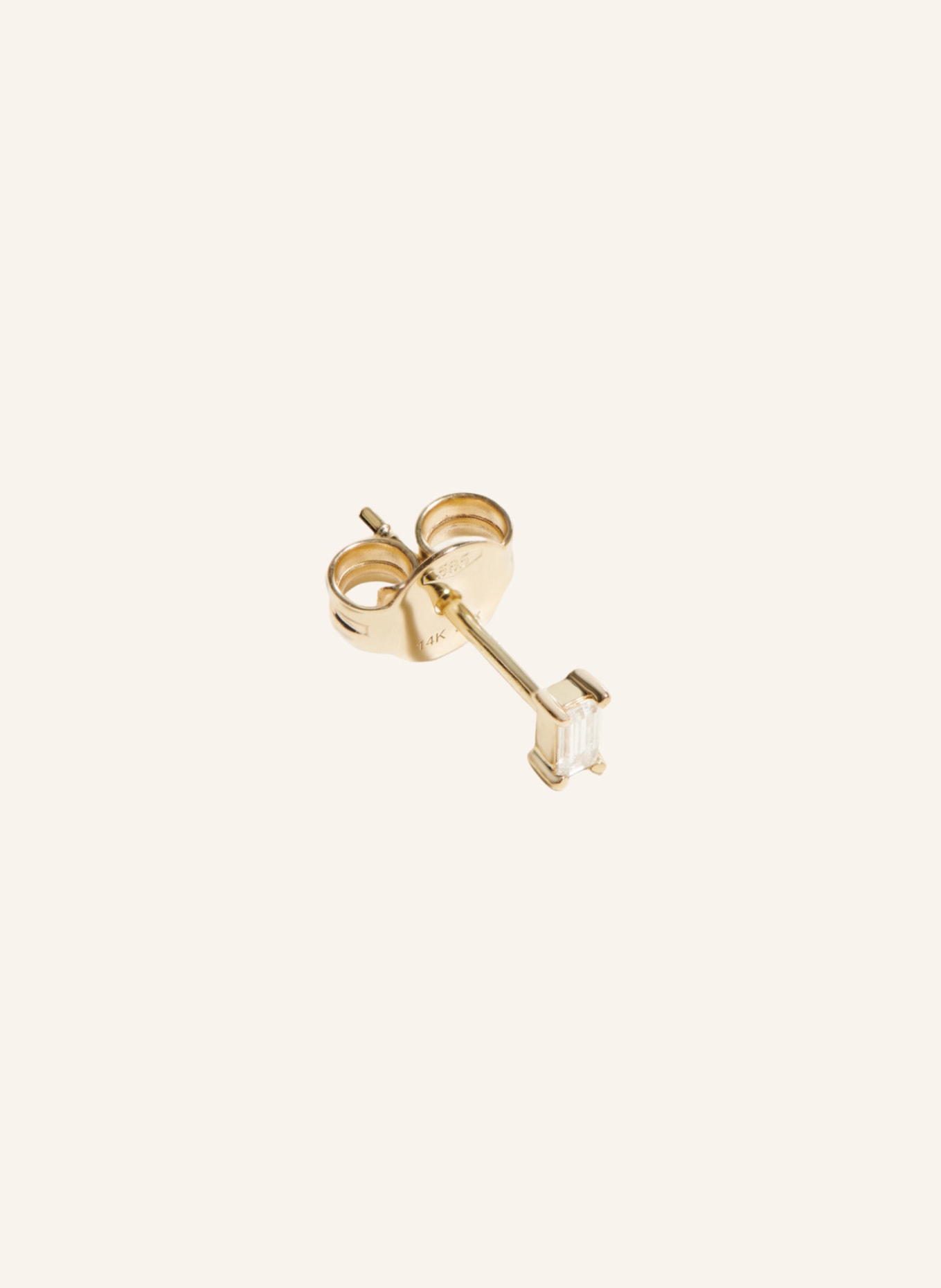 JUULS & KARATS Single Ohrring EARRING 002 by GLAMBOU, Farbe: GOLD (Bild 1)