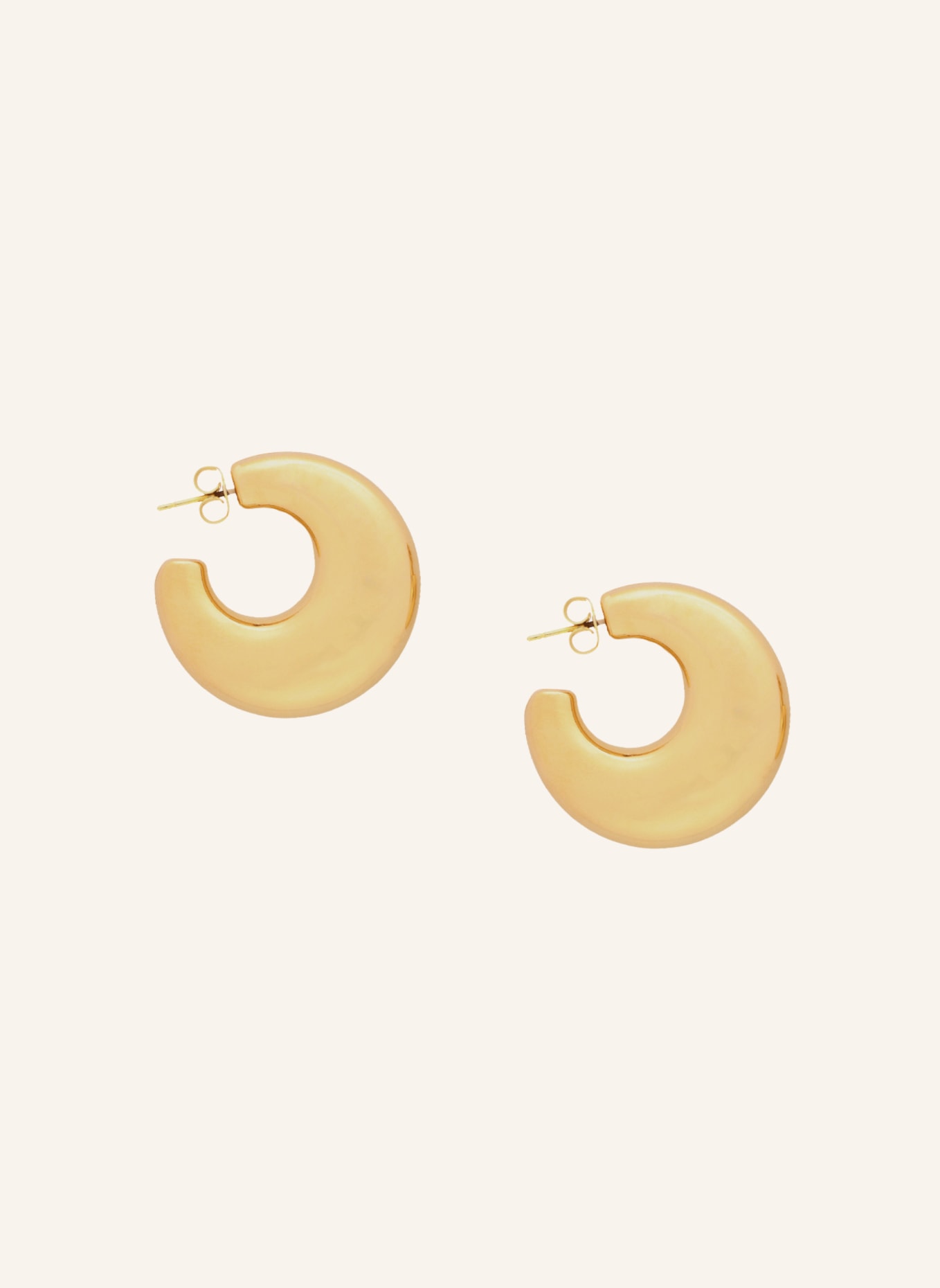 VANESSA BARONI Ohrhänger MOON EARRINGS VINTAGE GOLD by GLAMBOU, Farbe: GOLD (Bild 1)