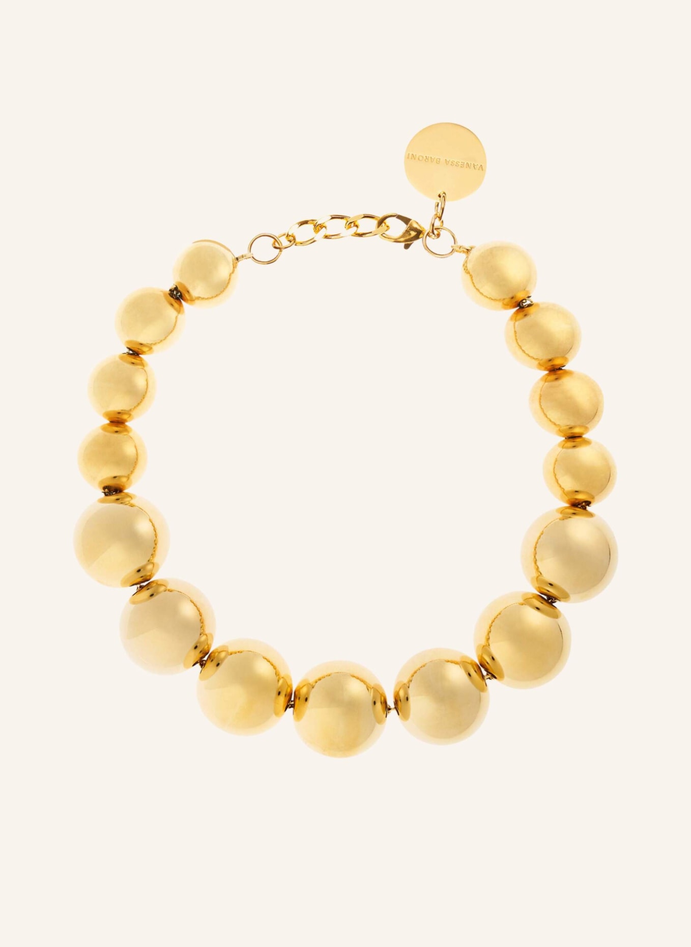 VANESSA BARONI Halskette BEADS NECKLACE GOLD by GLAMBOU, Farbe: GOLD (Bild 1)