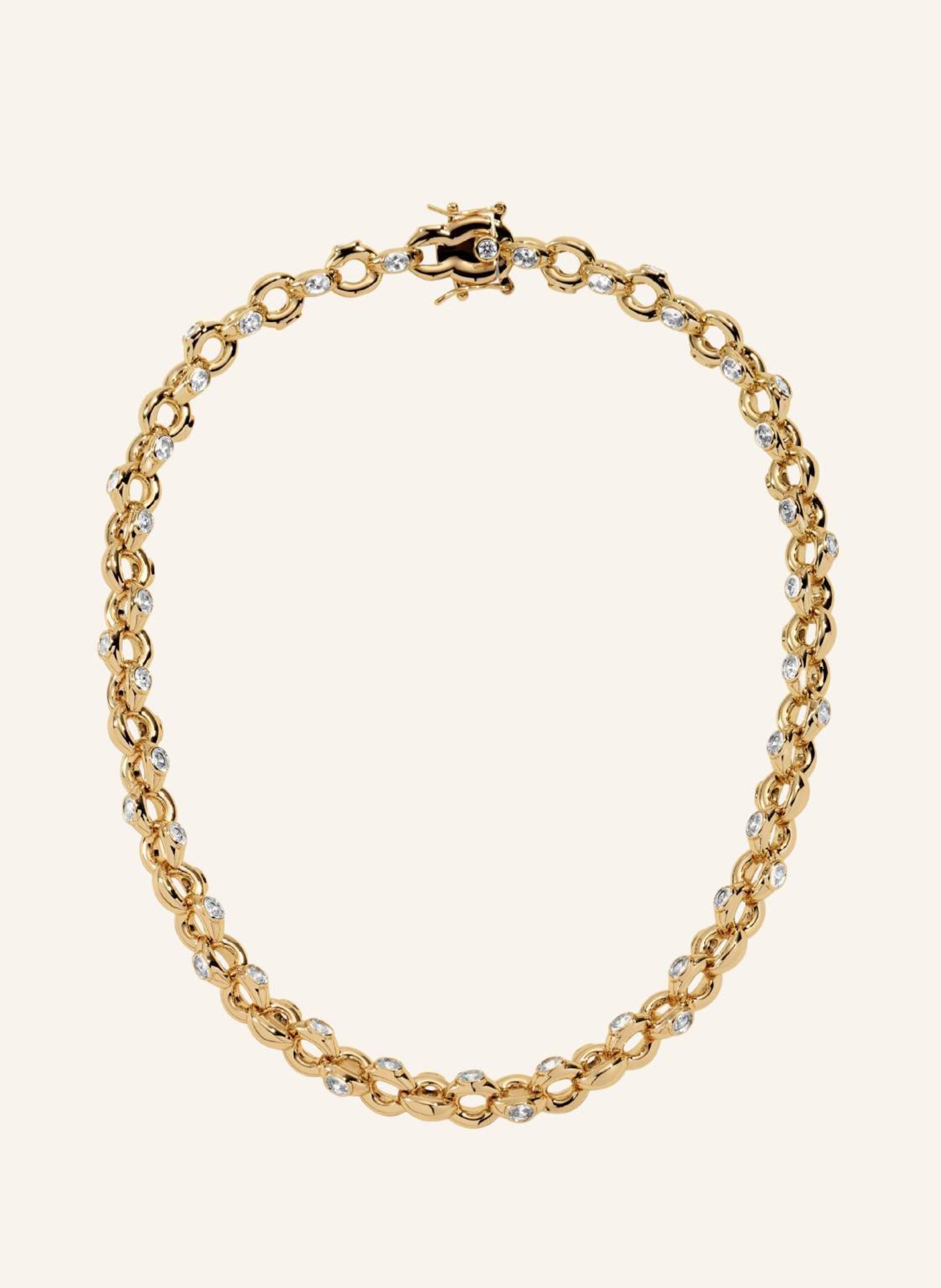 Lili Claspe Halskette HELENA NECKLACE by GLAMBOU, Farbe: GOLD (Bild 1)