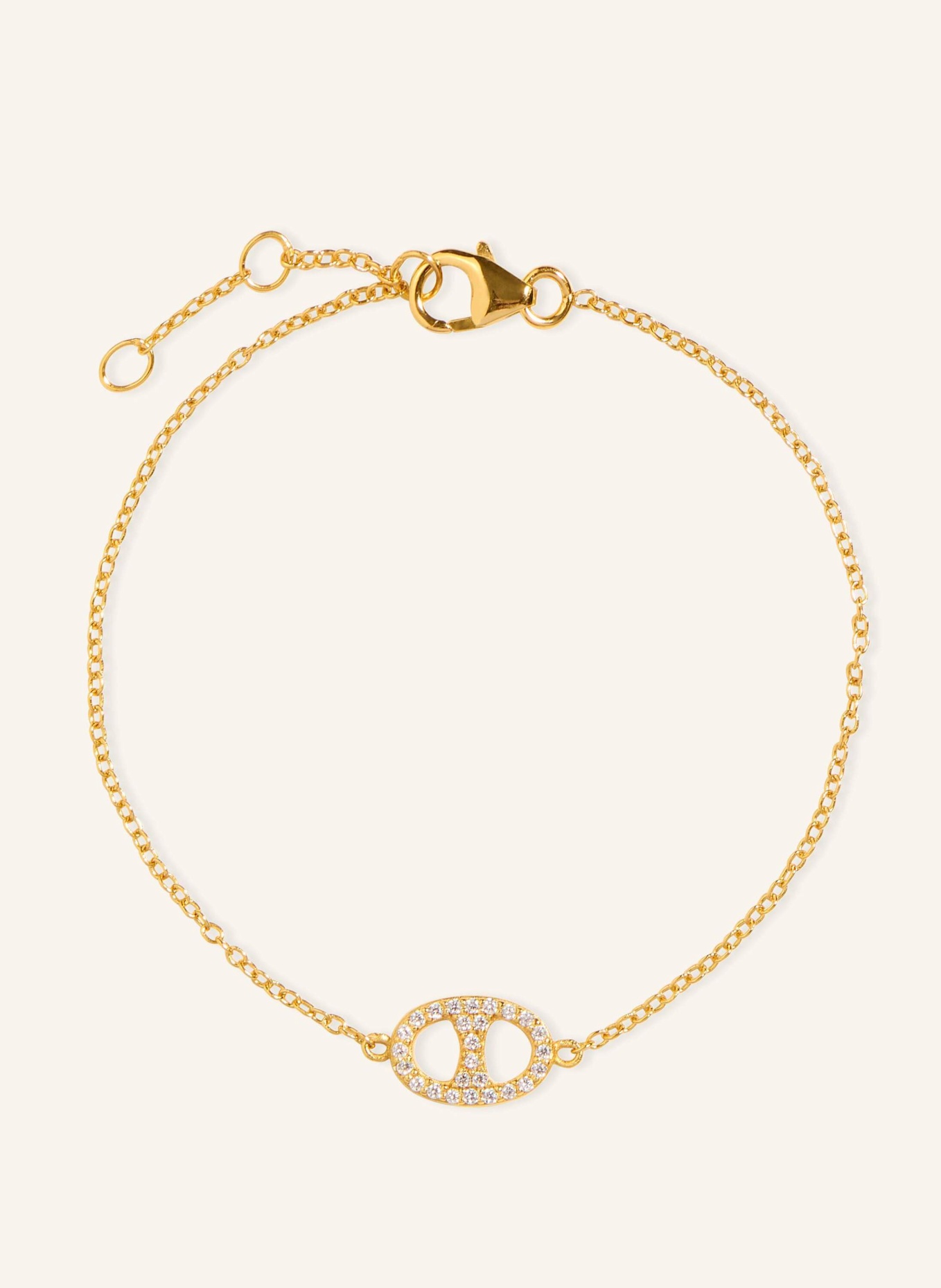 OHH LUILU Armband JENNY PAVé by GLAMBOU, Farbe: GOLD (Bild 1)