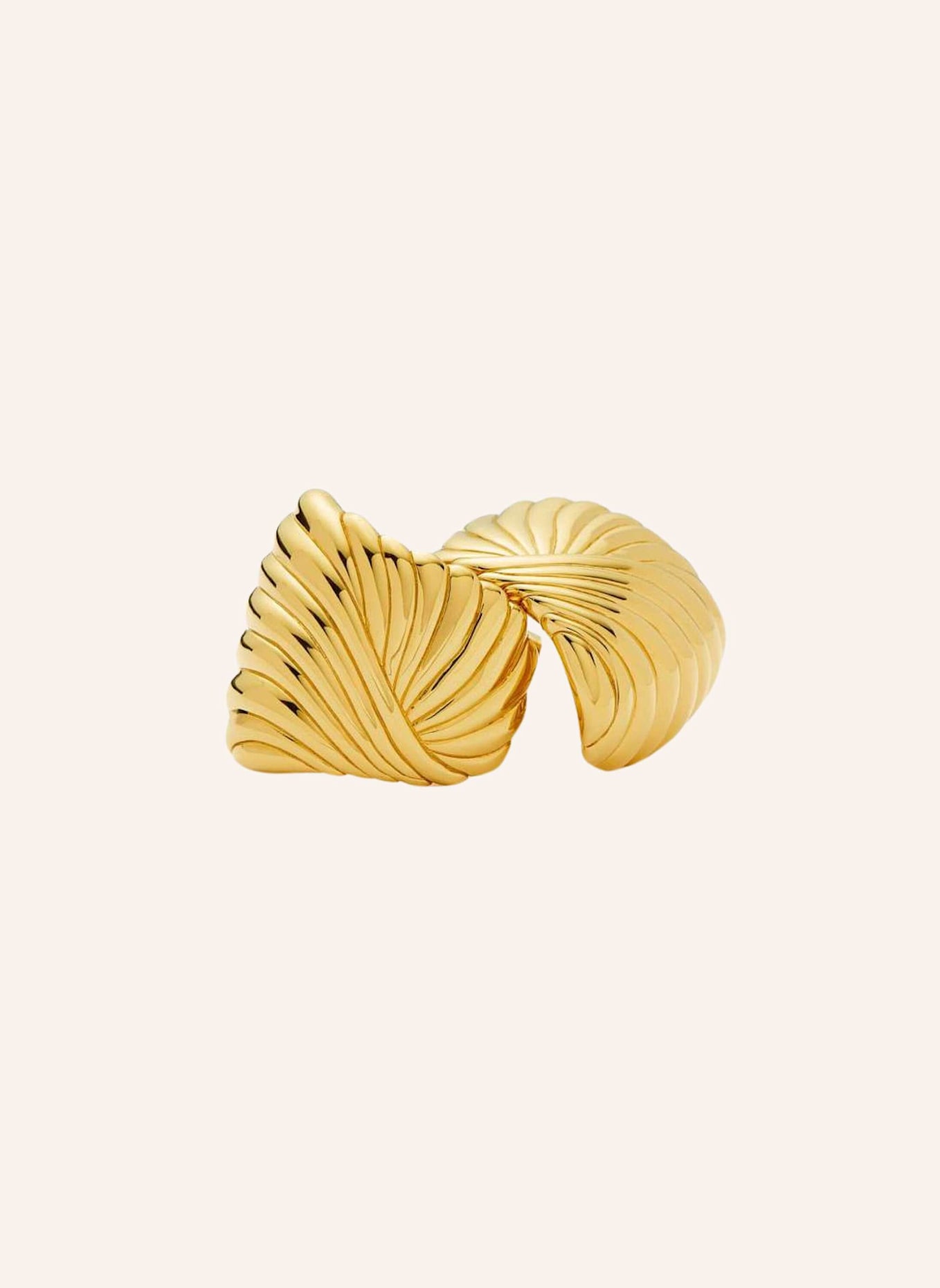 MISSOMA Ohrstecker RIPPLE STUD by GLAMBOU, Farbe: GOLD (Bild 1)