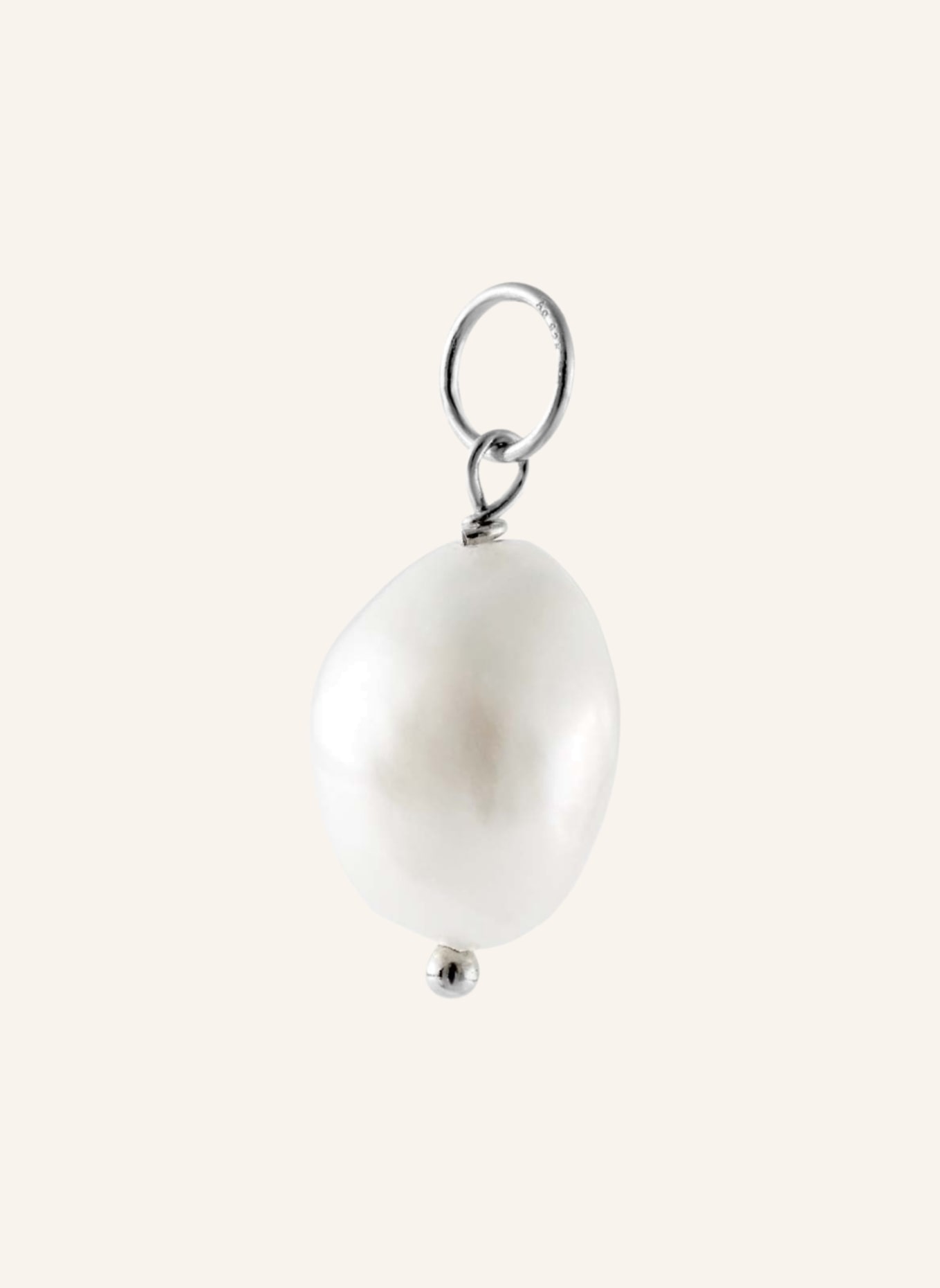Pompidou Anhänger PEARL PENDANT by GLAMBOU: SILBER