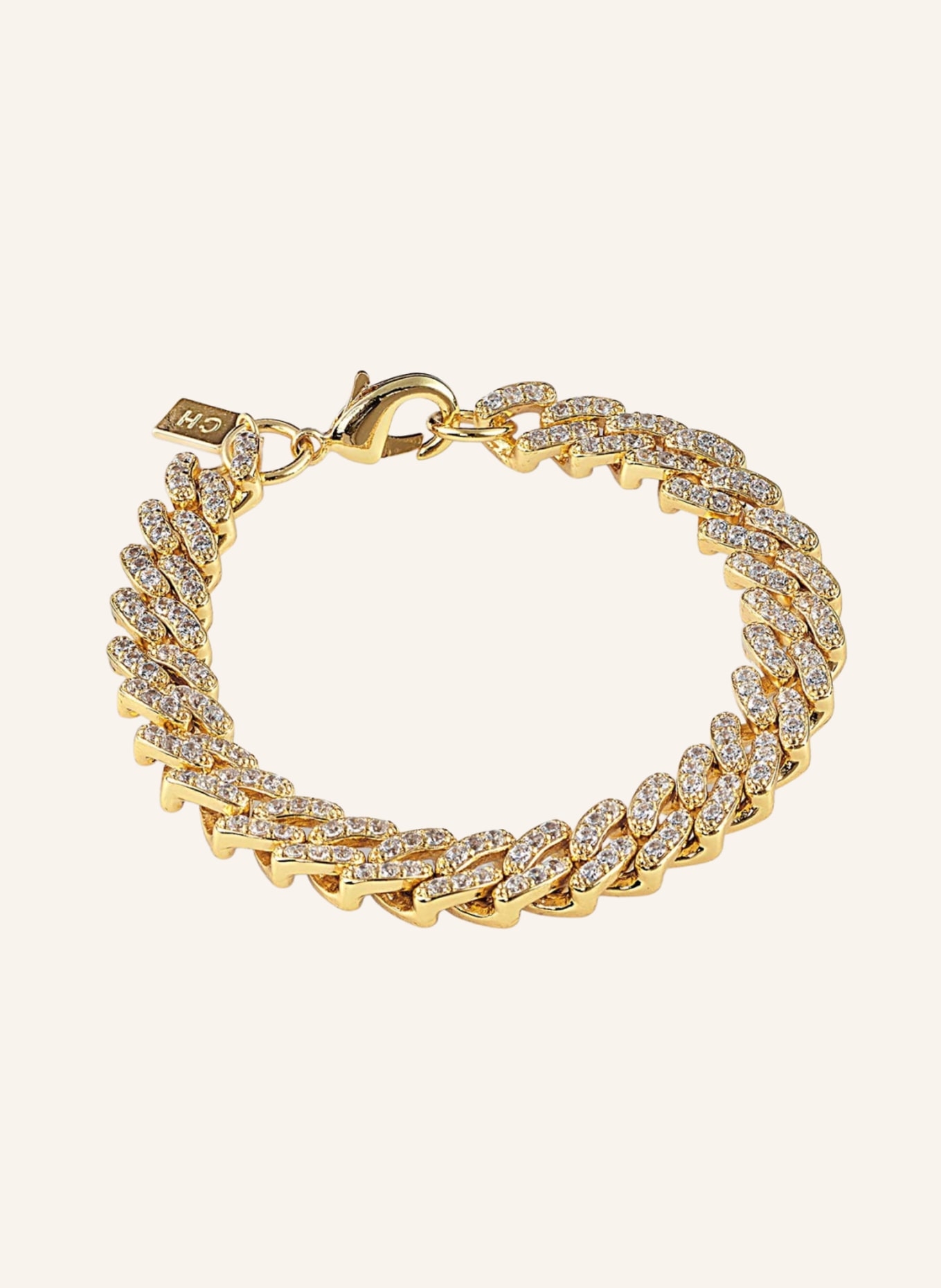 CRYSTAL HAZE Armband MEXICAN BRACELET by GLAMBOU, Farbe: GOLD (Bild 1)