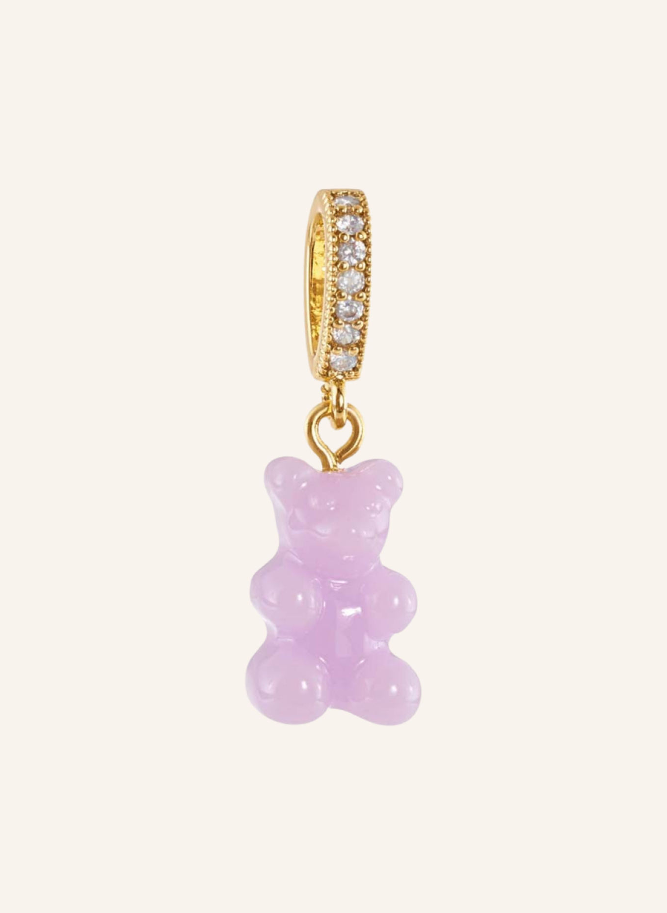 CRYSTAL HAZE Kette LAVENDER NOSTALGIA BEAR by GLAMBOU (Bild 1)