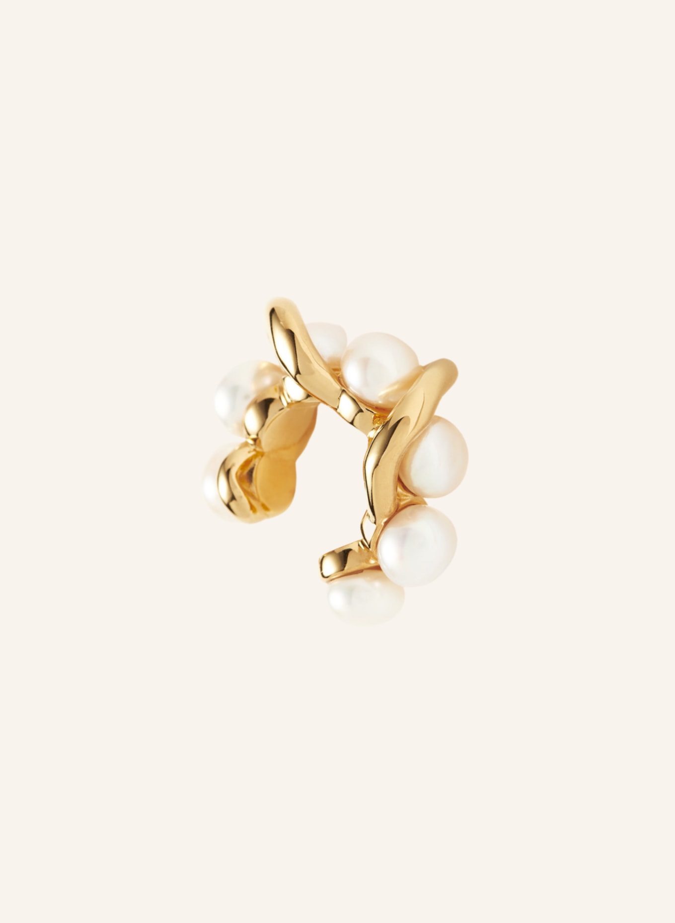 MISSOMA Earcuff MOLTEN PEARL by GLAMBOU, Farbe: GOLD (Bild 1)