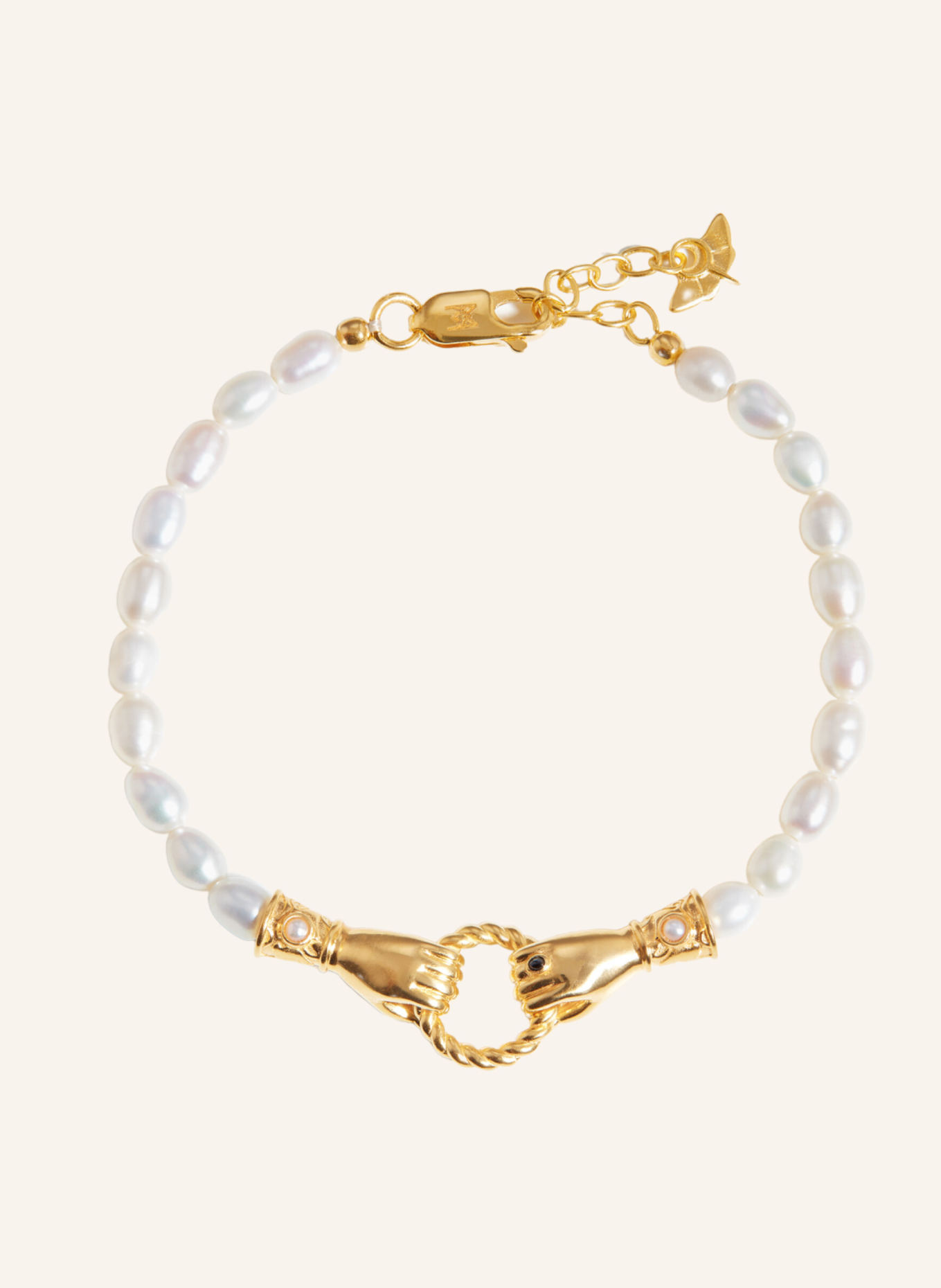 MISSOMA Armband HARRIS REED IN GOOD HANDS PEARL by GLAMBOU, Farbe: GOLD (Bild 1)