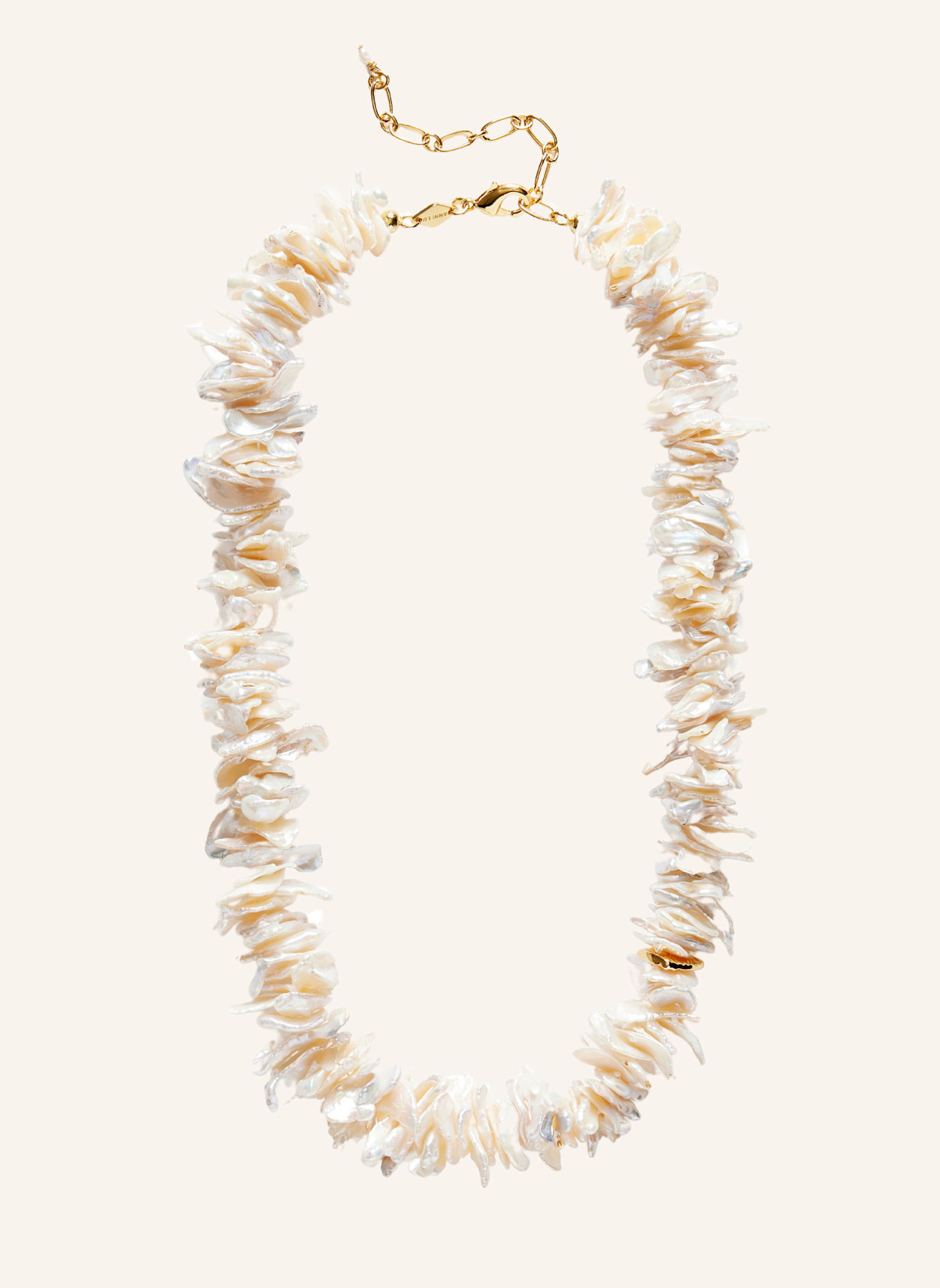 ANNI LU Kette PEARL POWER by GLAMBOU: WEISS