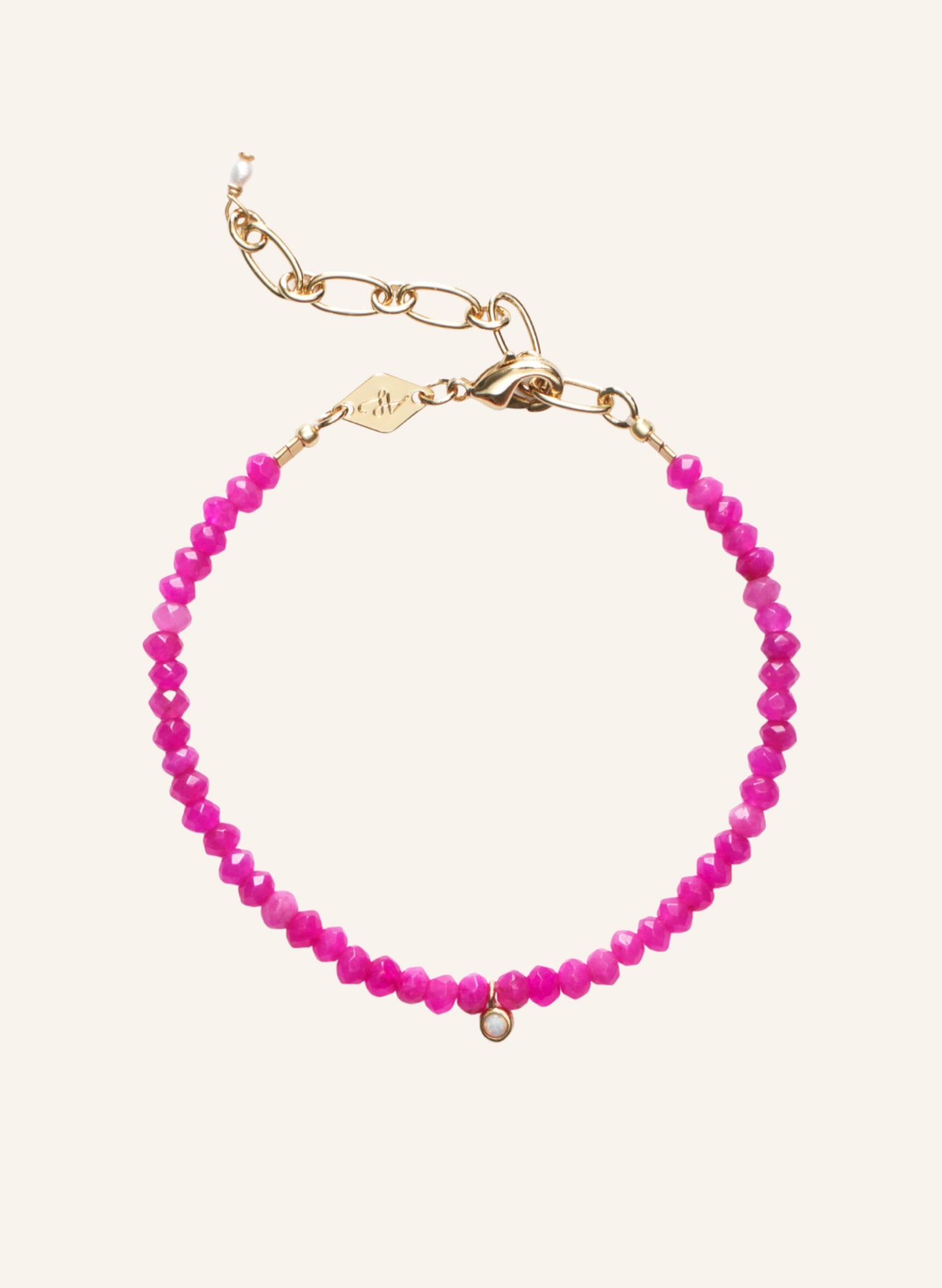 ANNI LU Armband PUMP UP THE JAM by GLAMBOU, Farbe: PINK (Bild 1)