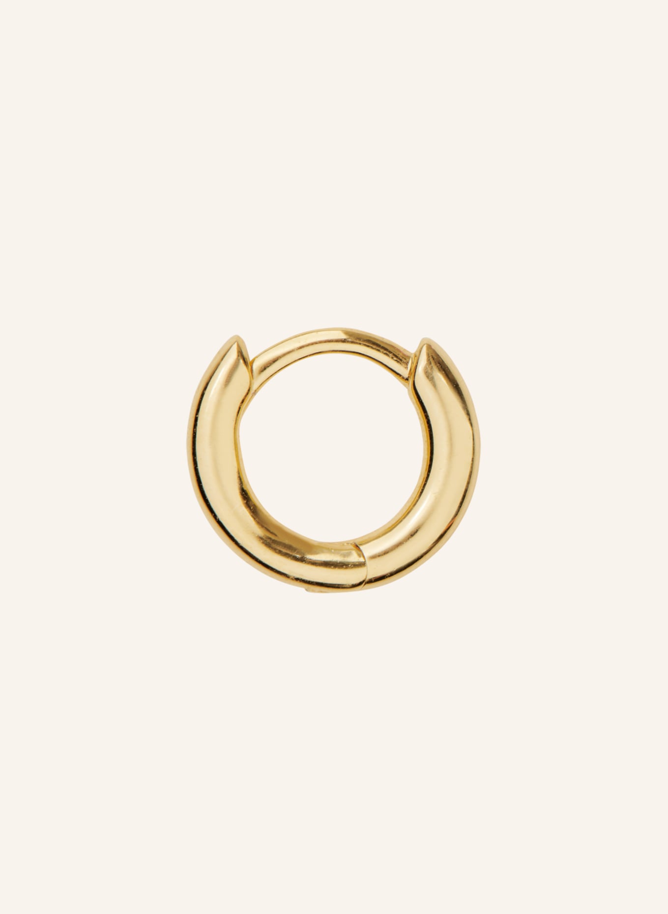 OHH LUILU Ohrringe SOLID HOOP MINI  by GLAMBOU, Farbe: GOLD (Bild 1)