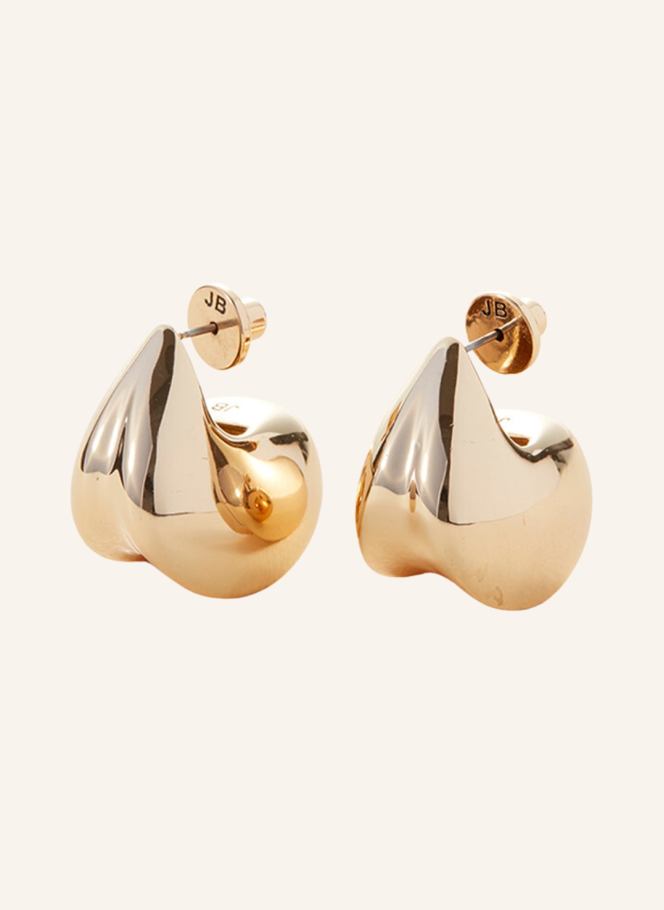 Jenny Bird Ohrringe NOUVEAUX PUFF EARRINGS by GLAMBOU, Farbe: GOLD (Bild 1)