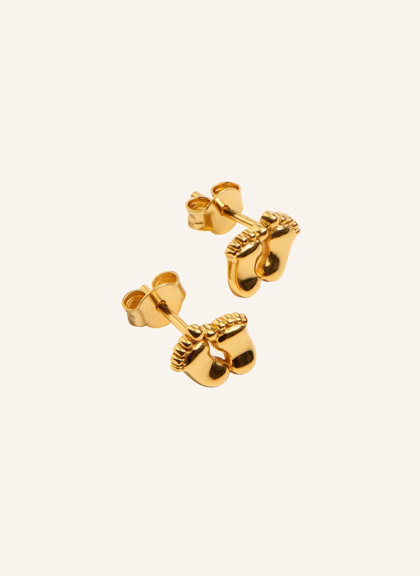 OHH LUILU Ohrringe TINY FEET STUDS by GLAMBOU, Farbe: GOLD (Bild 1)