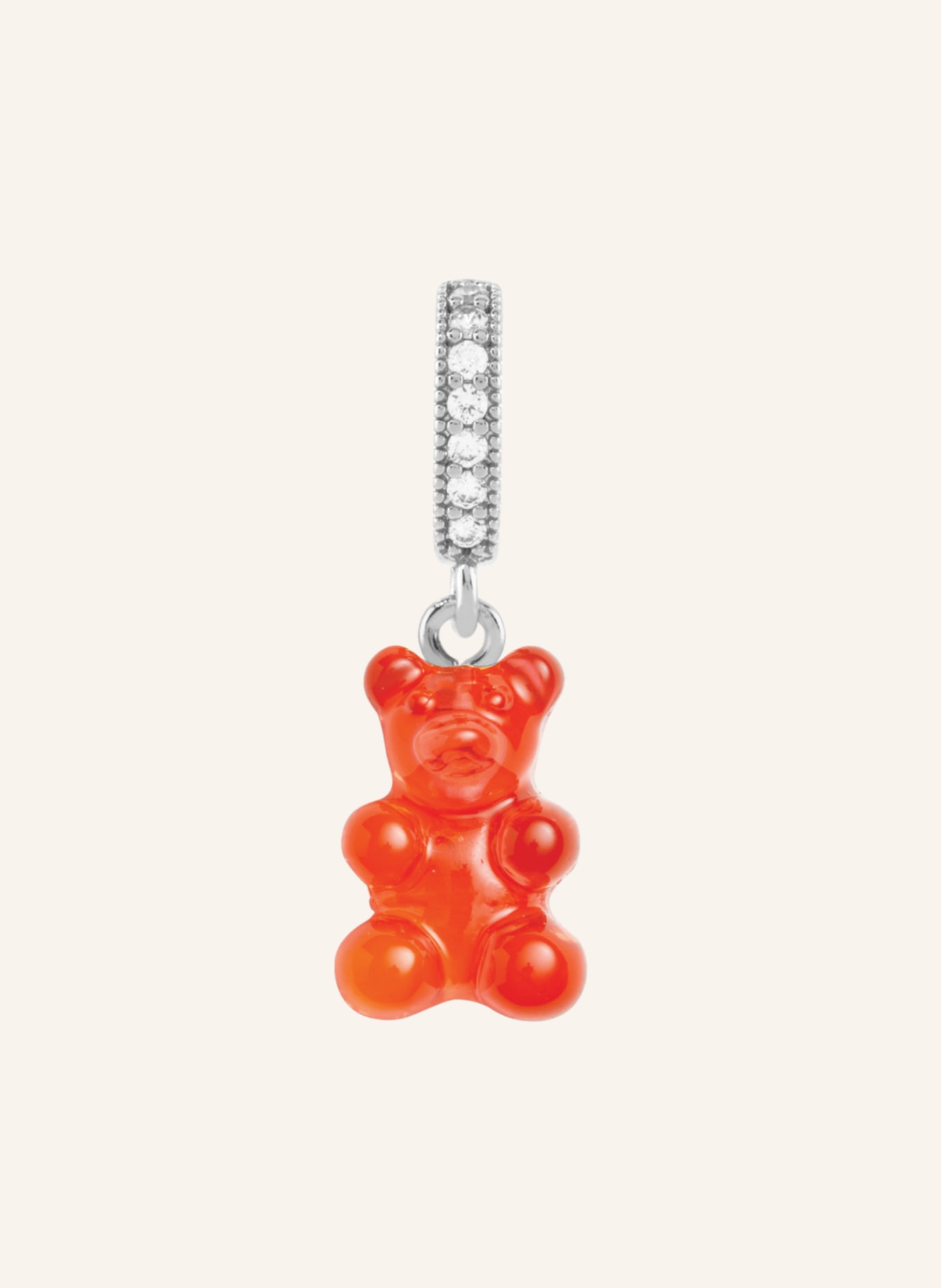 CRYSTAL HAZE Pendant JELLY RED NOSTALGIA BEAR by GLAMBOU (Bild 1)