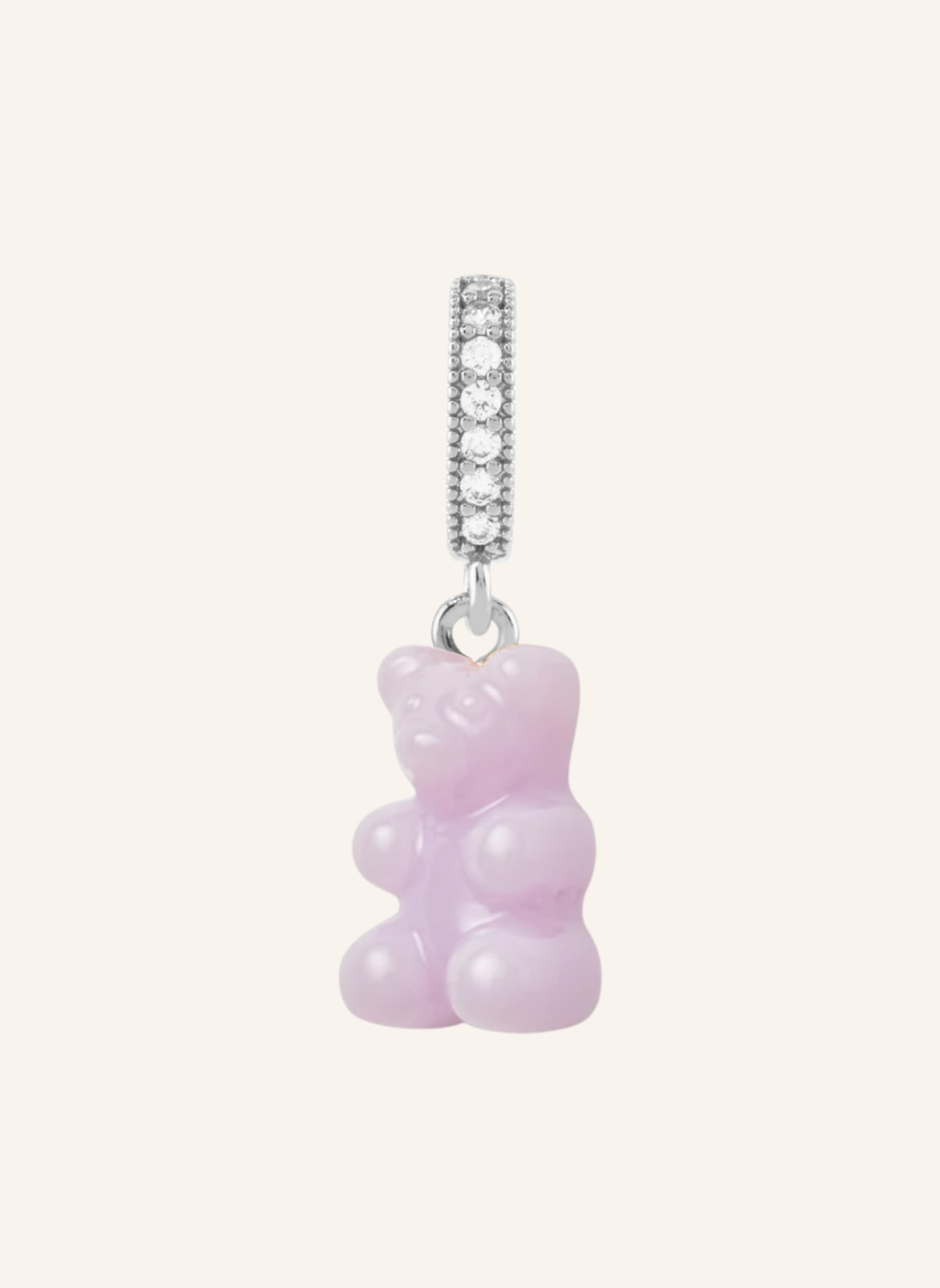 CRYSTAL HAZE Pendant LAVENDER NOSTALGIA BEAR by GLAMBOU (Bild 1)