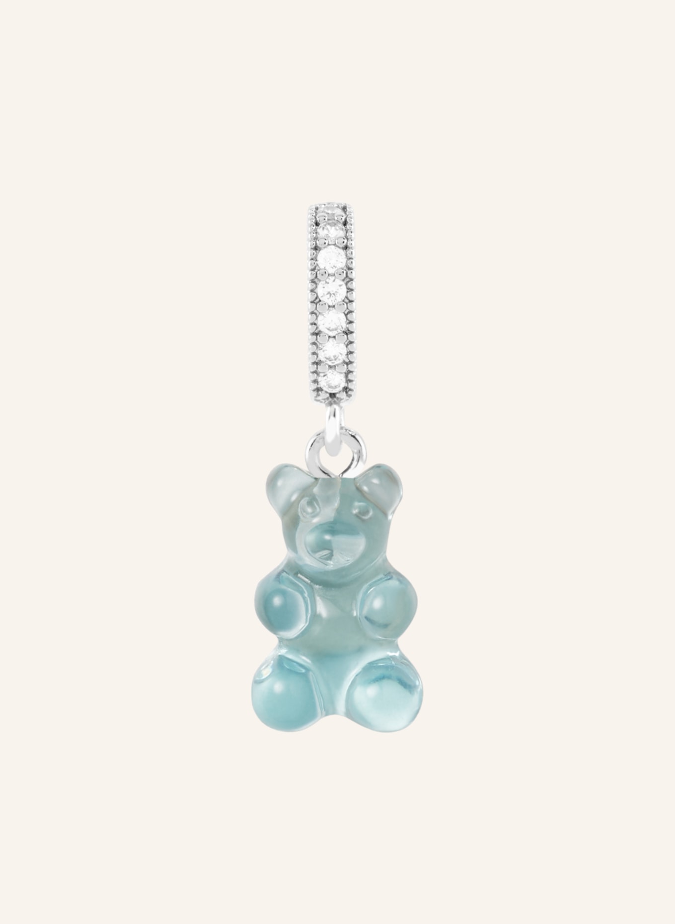 CRYSTAL HAZE Pendant MEDITERRANEAN NOSTALGIA BEAR by GLAMBOU, Farbe: BLAU (Bild 1)