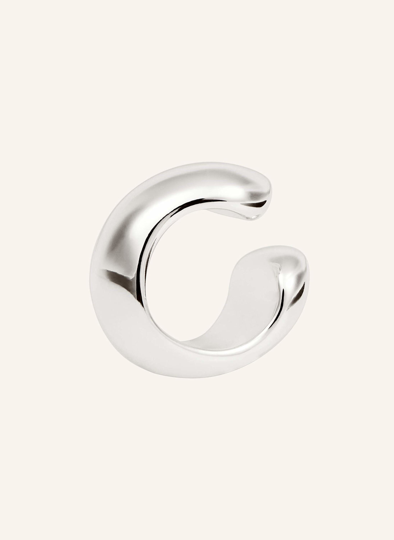 Pompidou Earcuff MEDI CHUBBY EARCUFF by GLAMBOU, Farbe: SILBER (Bild 1)